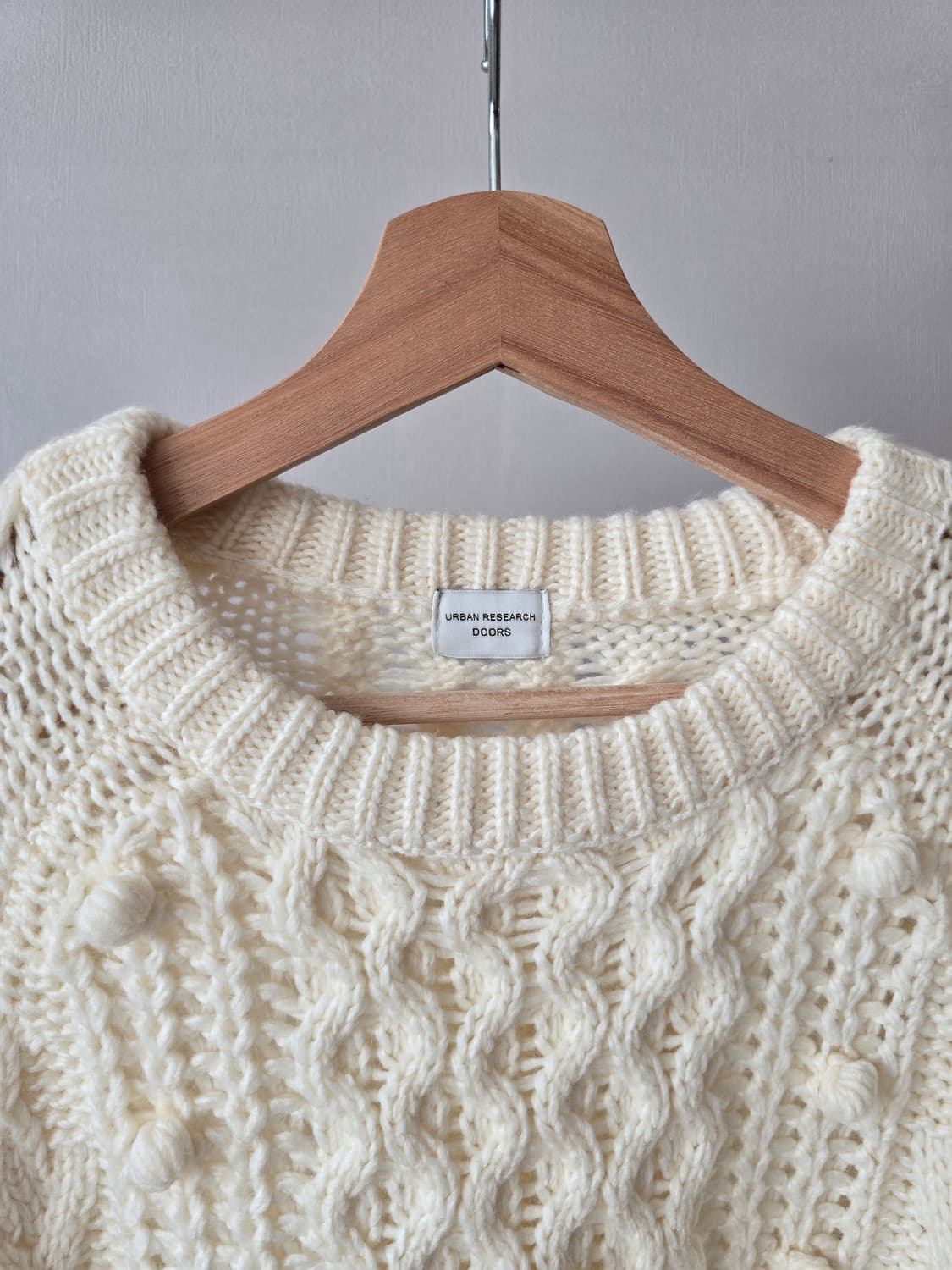 URBAN RESEARCH DOORS 꽈배기 니트 상품이미지4