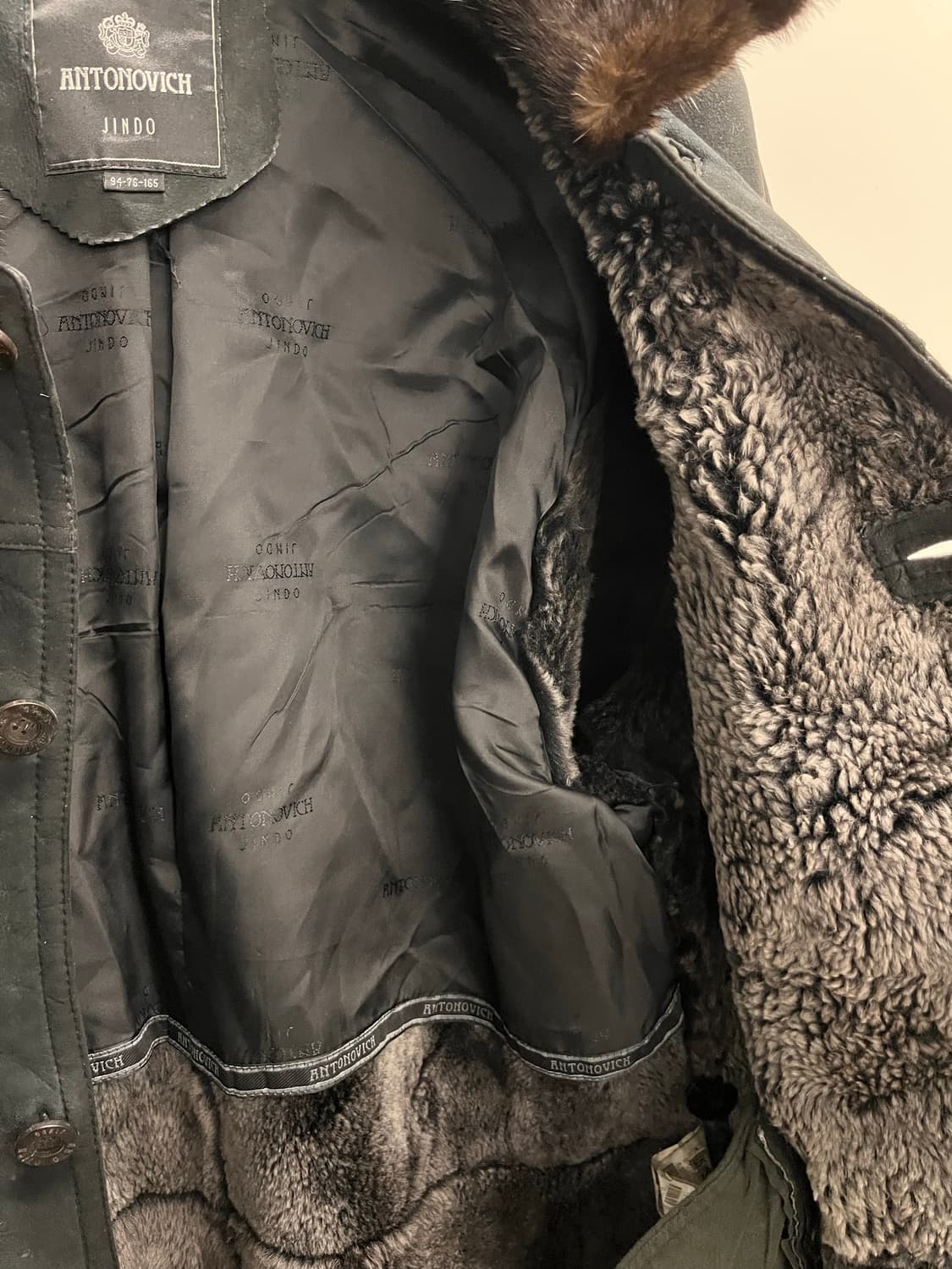 진도 ANTONOVICH JINDO 무스탕 코트 55 상품이미지3