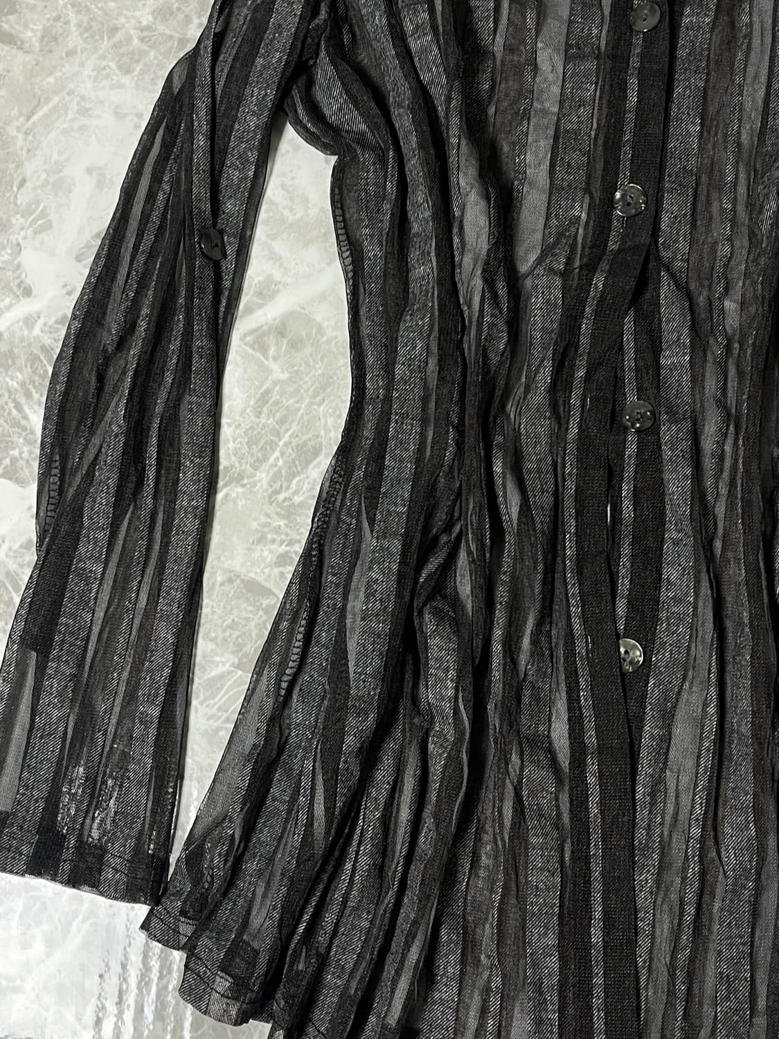 deep brown stripe shirts 상품이미지3