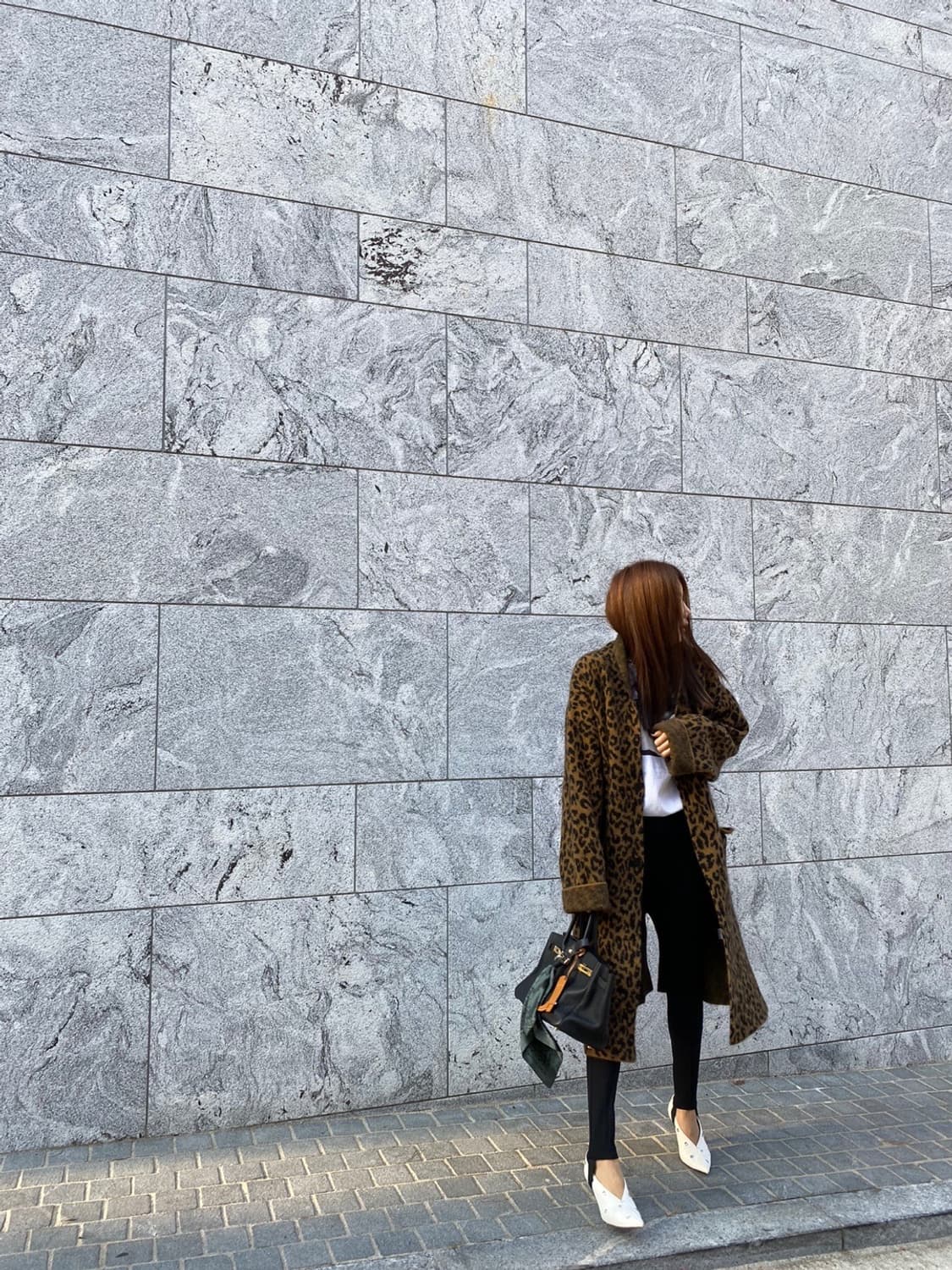 Number Project 넘버 프로젝트 레오파드 호피 니트 코트 상품이미지2