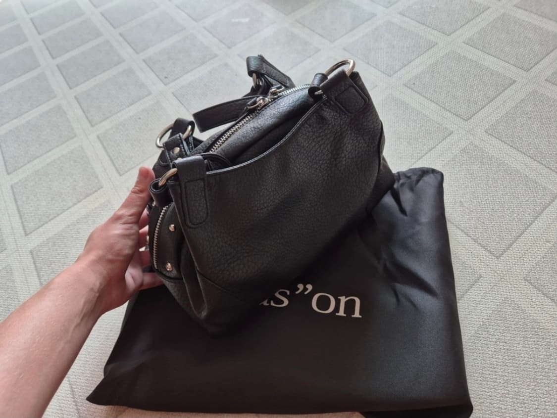 애즈온 미니 보니타백 블랙 새상품 가방 as on 상품이미지4