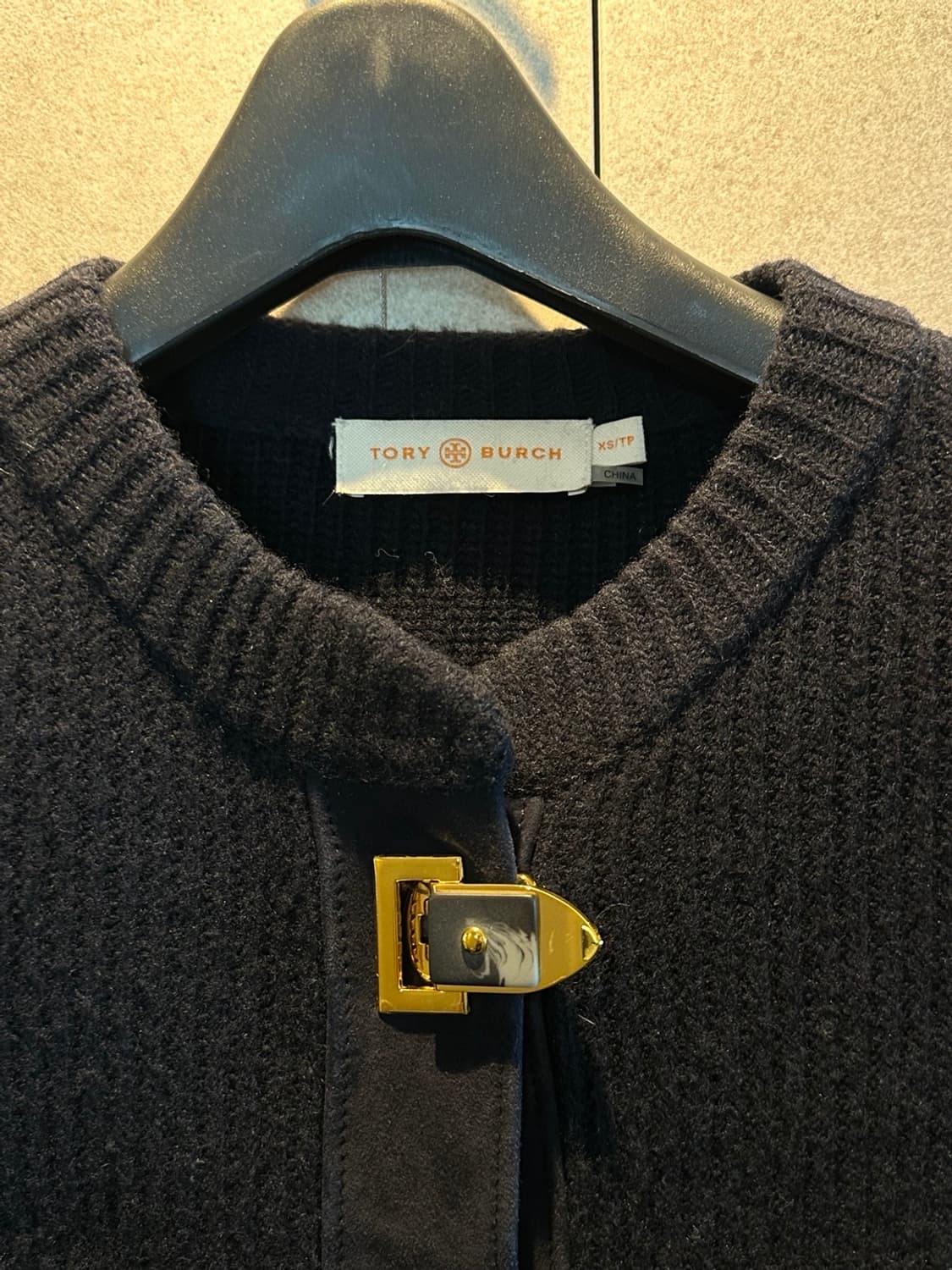 토리버치 로리 스웨터 코트 네이비 상품이미지8