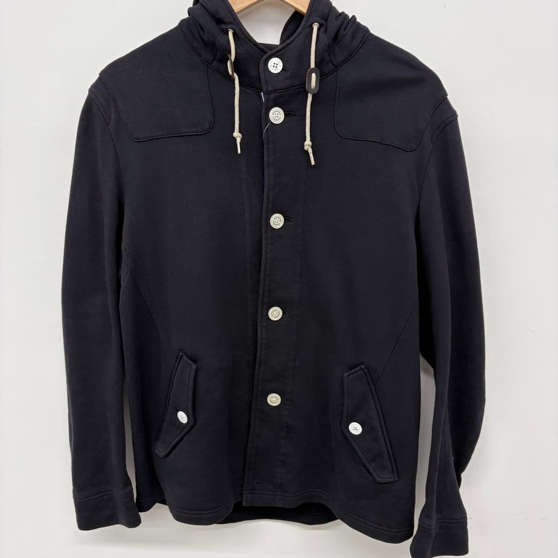 메킨토시 블랙 후드 버튼 자켓 여성 L 상품이미지2