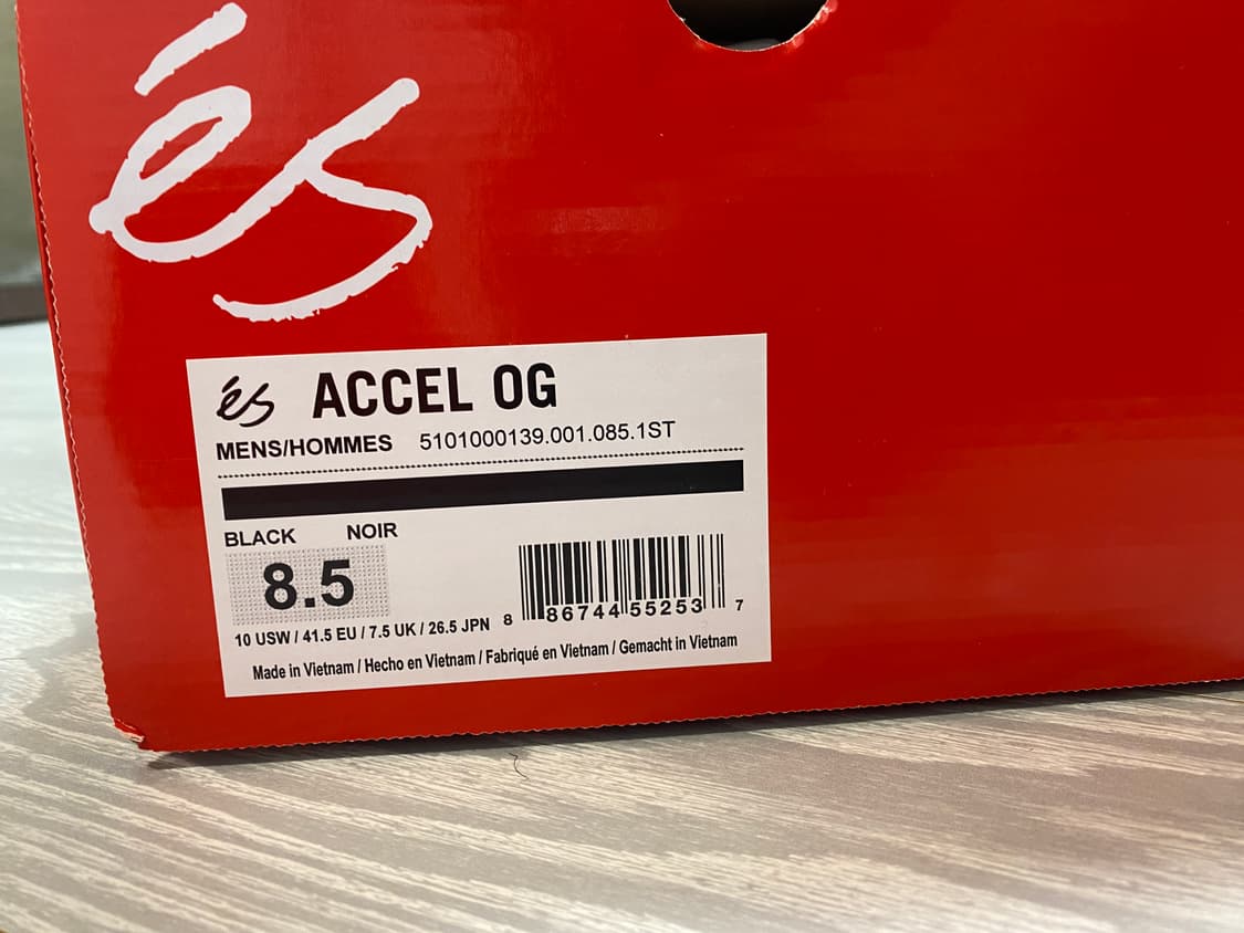 Es accel og 블랙 새제품 265 상품이미지2