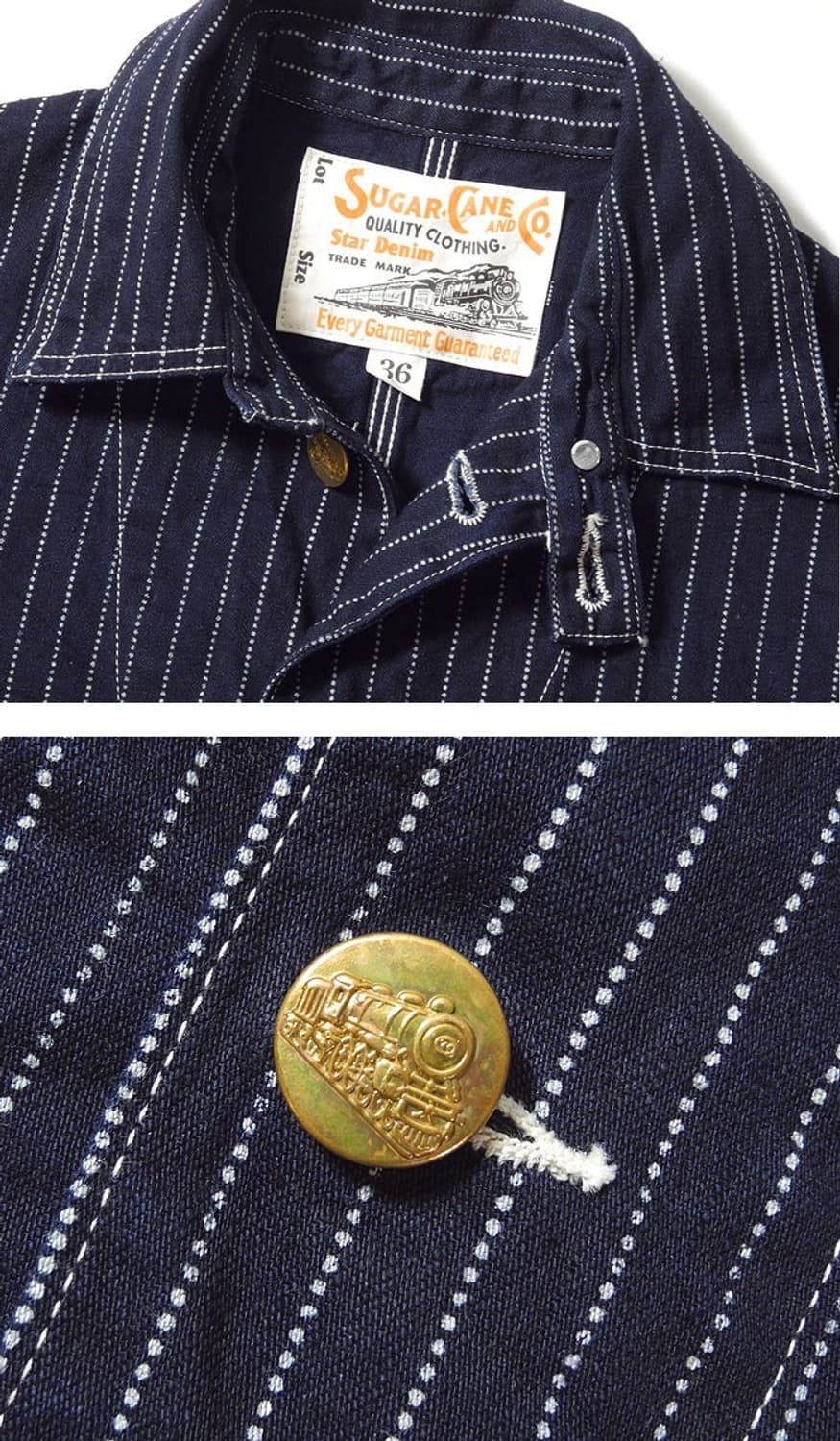 Sugar Cane 슈가케인 와바시 워크자켓 상품이미지7