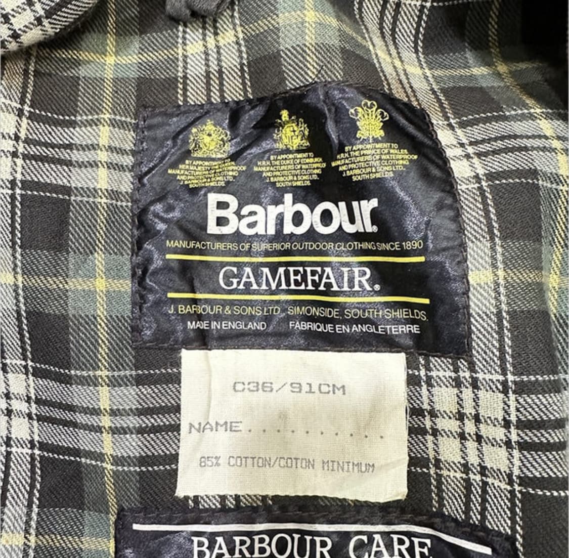 바버 게임페어 왁싱자켓 상품이미지6