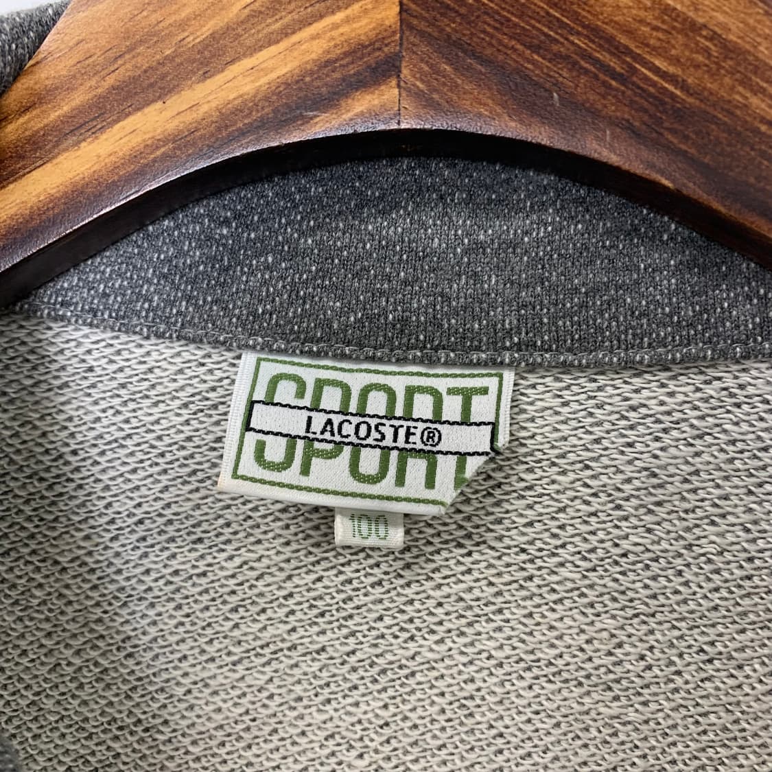 라코스테 그레이 배색 코튼 집업 상품이미지5