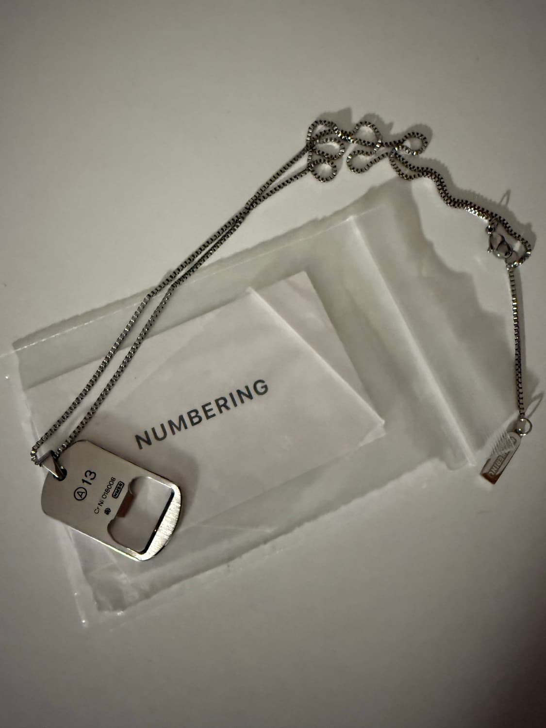 넘버링 목걸이 #5831 상품이미지2