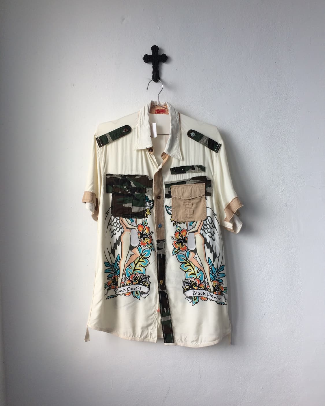 Avirex printing shirt 상품이미지2