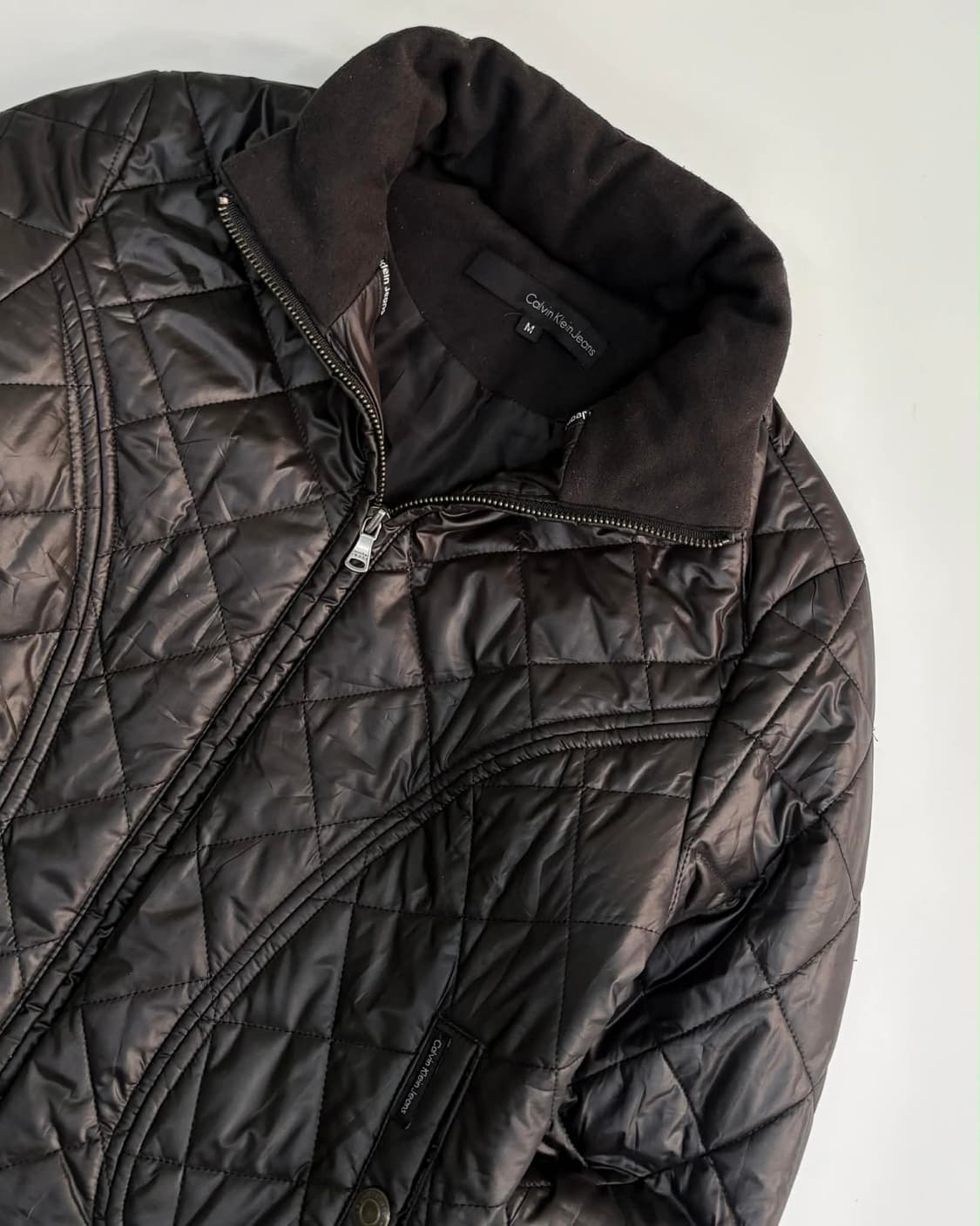 [M] 캘빈클라인 진스 00s 퀄팅 자켓 상품이미지7