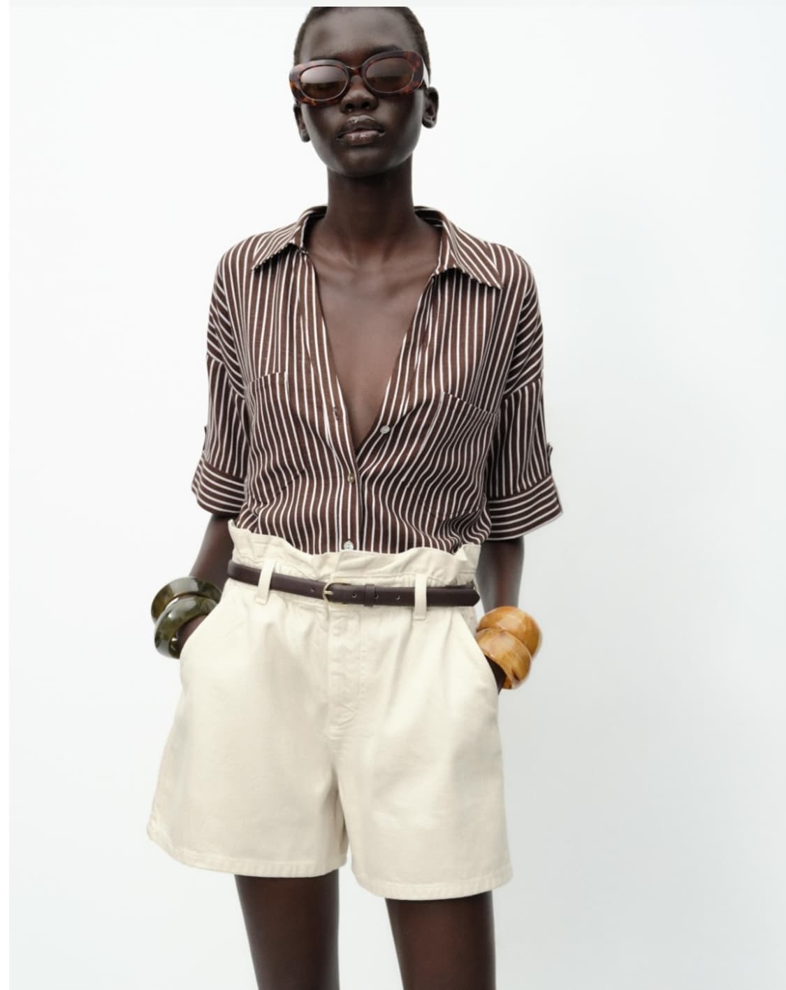 자라 크롭 리넨 셔츠 2종 상품이미지8