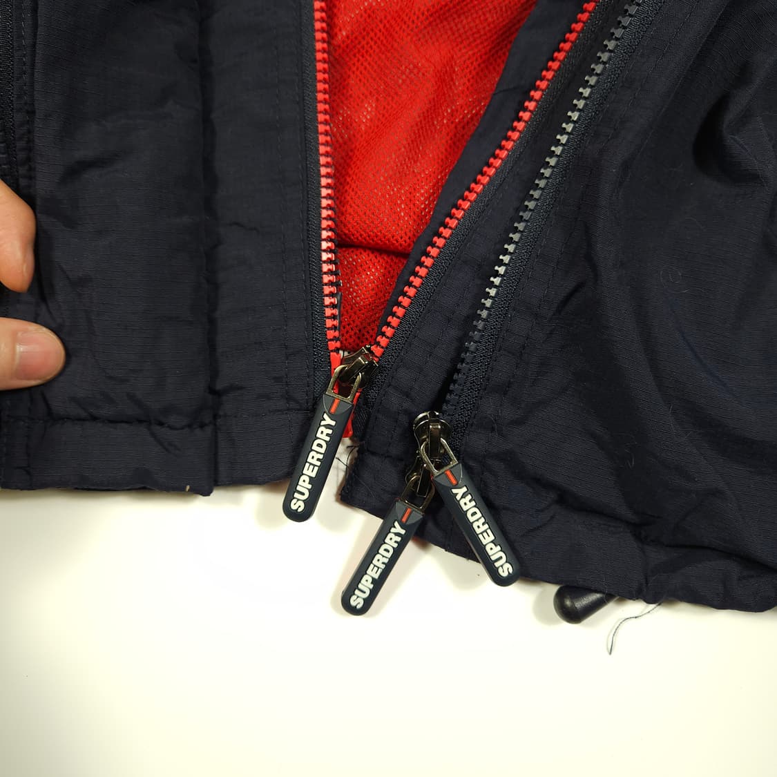 슈퍼드라이 윈드치터 네이비 바람막이  상품이미지5