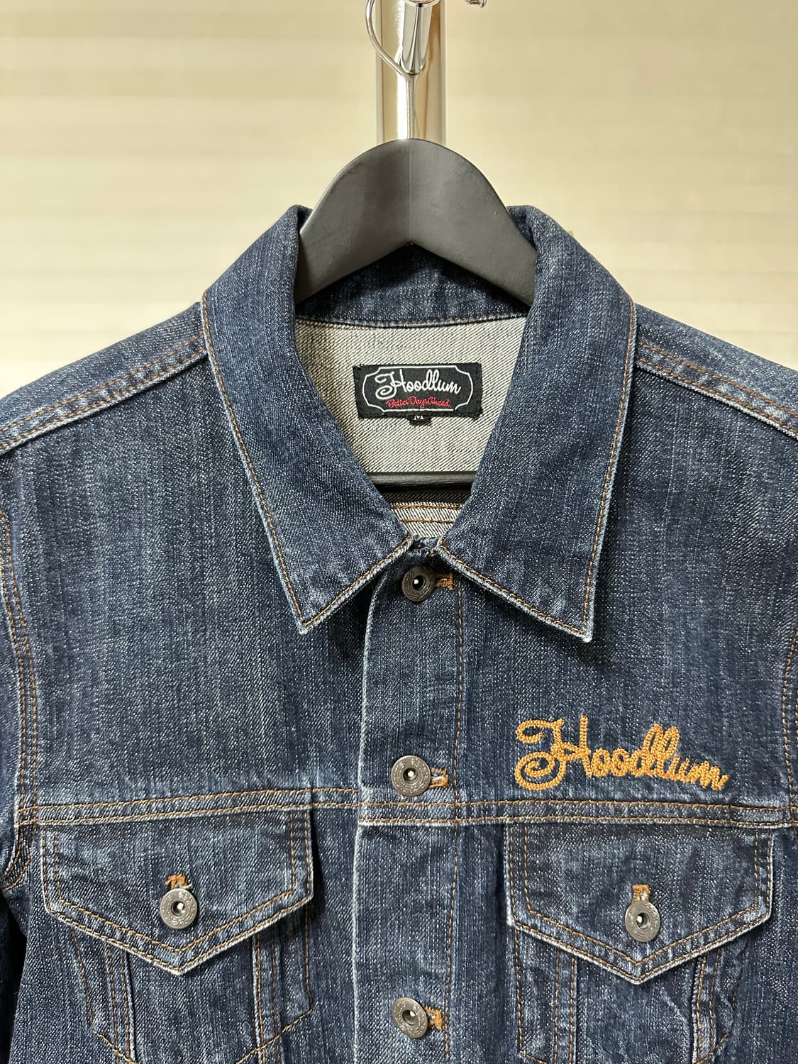 BEAMS×Hoodlum 트러커 데님 자켓 상품이미지2