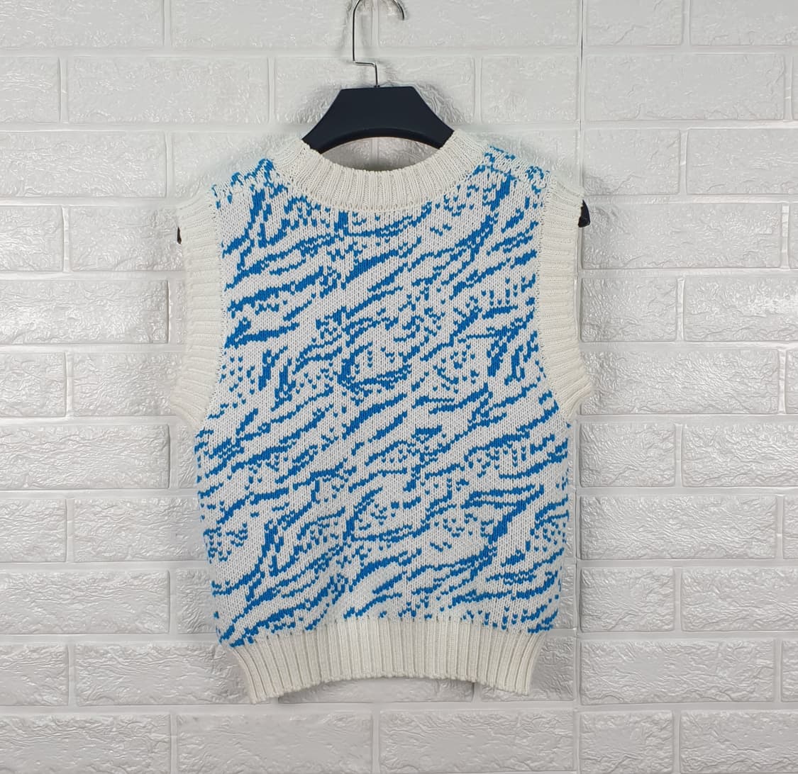 [S]자라 플라워자수 니트 베스트 상품이미지4