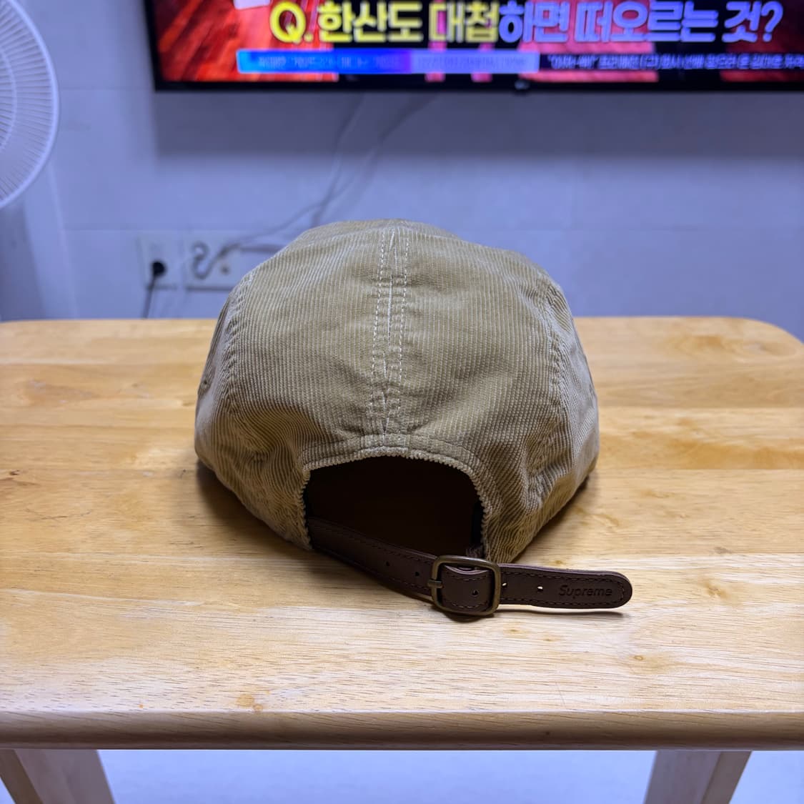 슈프림 코듀로이 캠프캡 베이지 23FW 상품이미지3