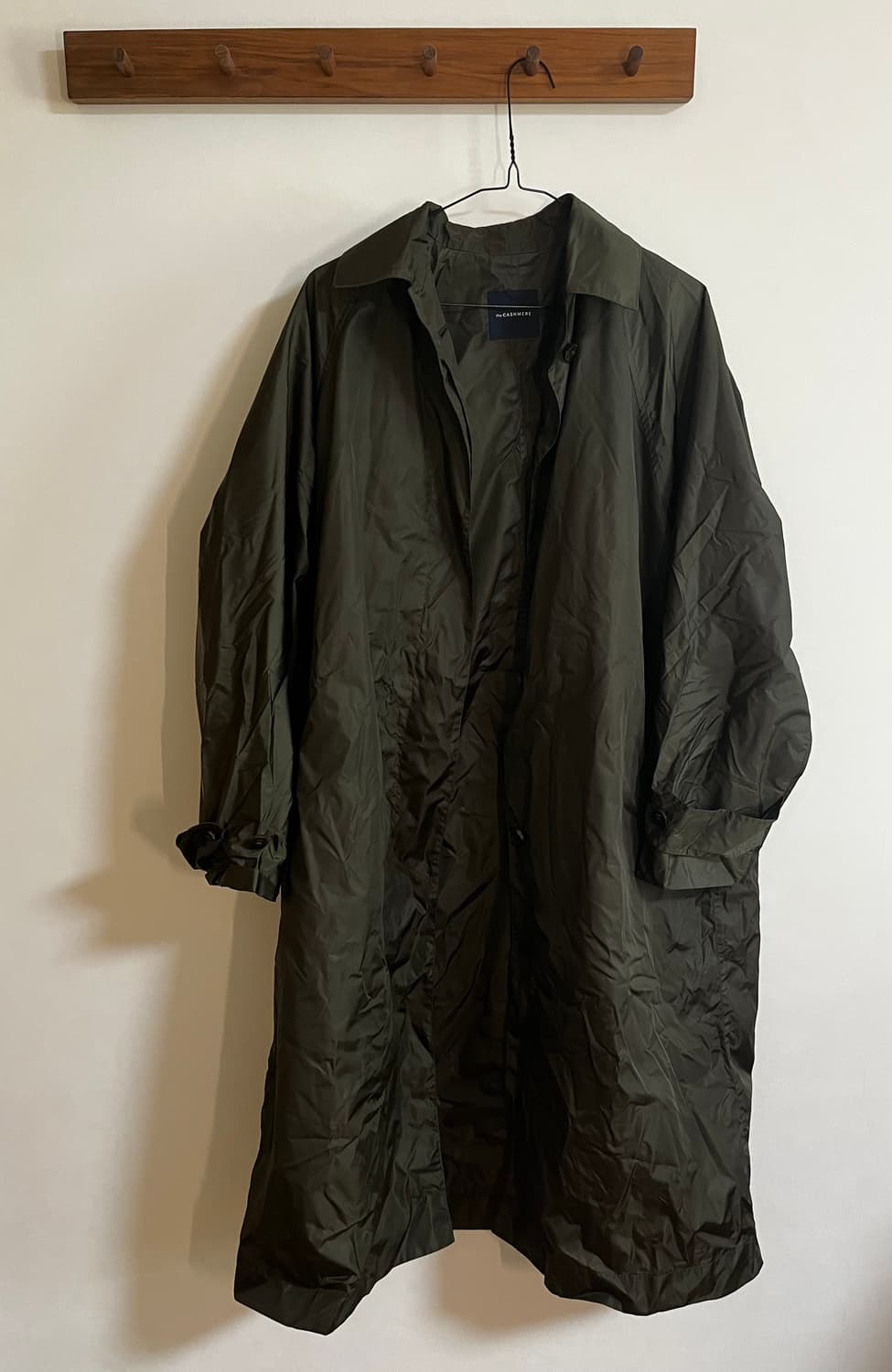 The cashmere 더 캐시미어 한섬 나일론 롱자켓 상품이미지1