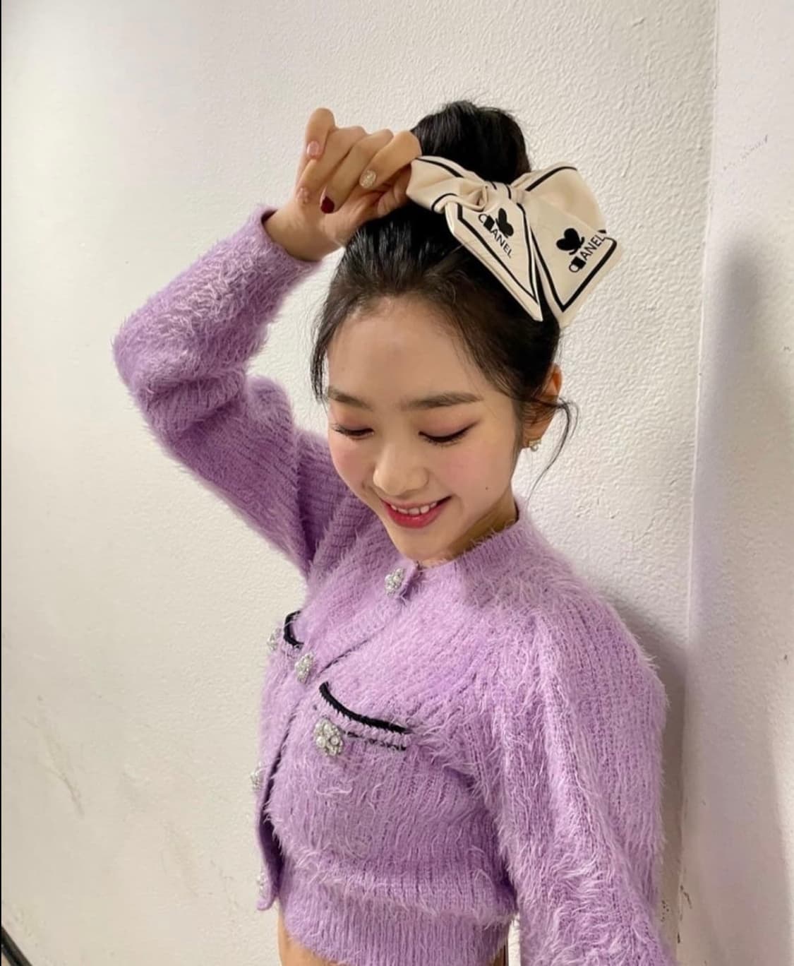 셀프 포트레이트 Lilac Fluffy Knit Cardigan (L) 상품이미지1