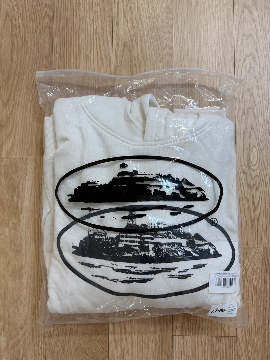 코르테이즈 corteiz 알카트라즈 후드티 오프화이트 상품이미지1