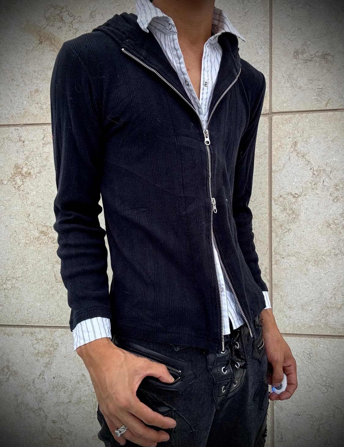 Minimal Mood WhiteShirts Layered 2-way H 상품이미지9