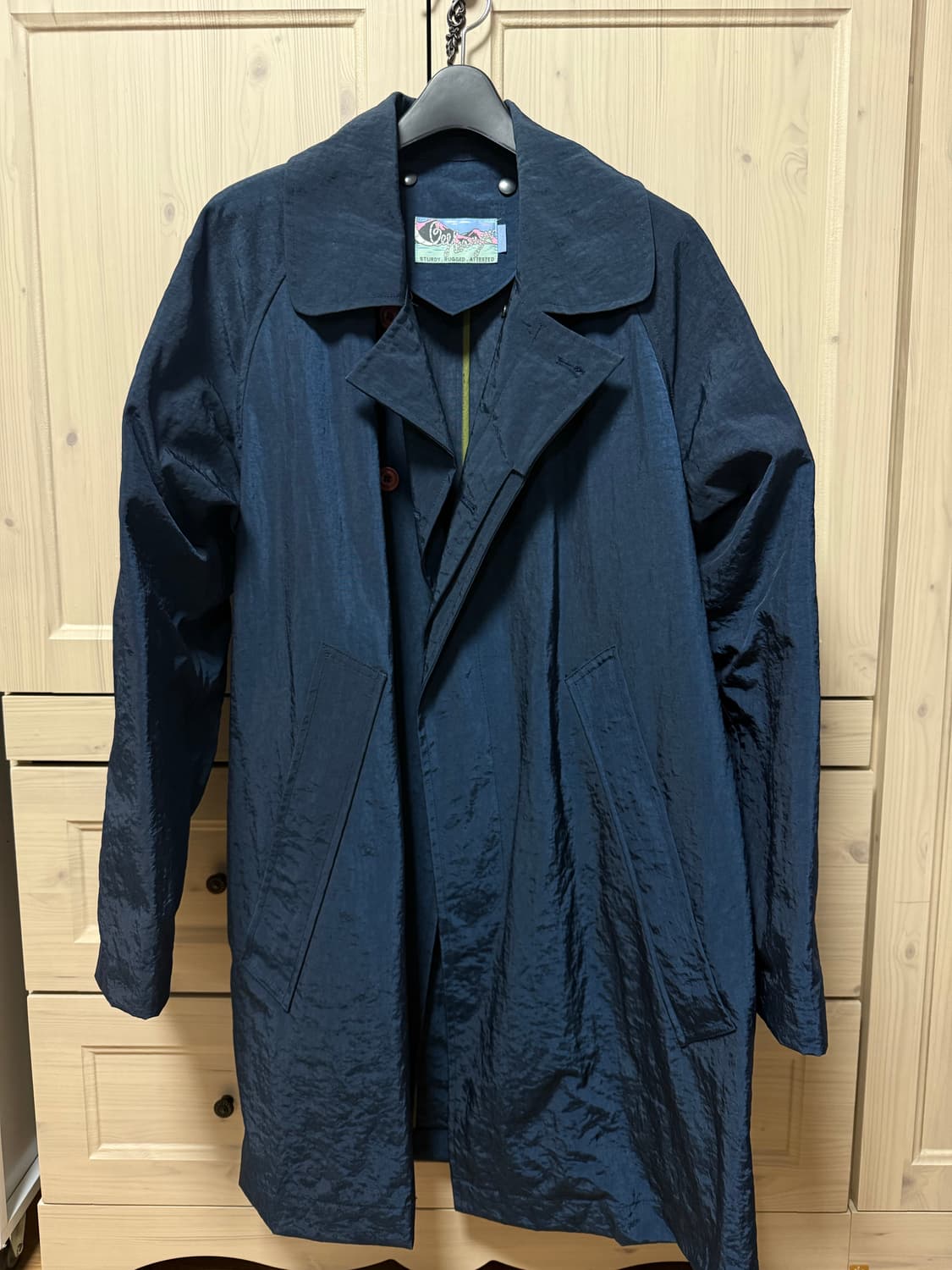 비헤비어 네이비 코트 M 상품이미지1