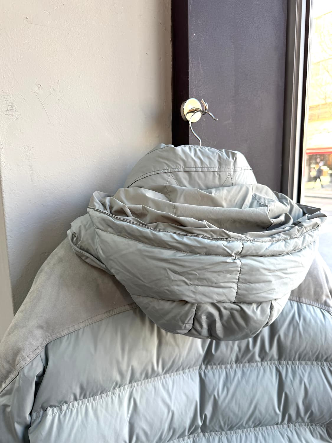 100~105/ 시스템옴므 스웨이드 블렌딩 구스 해비 롱패딩 상품이미지8