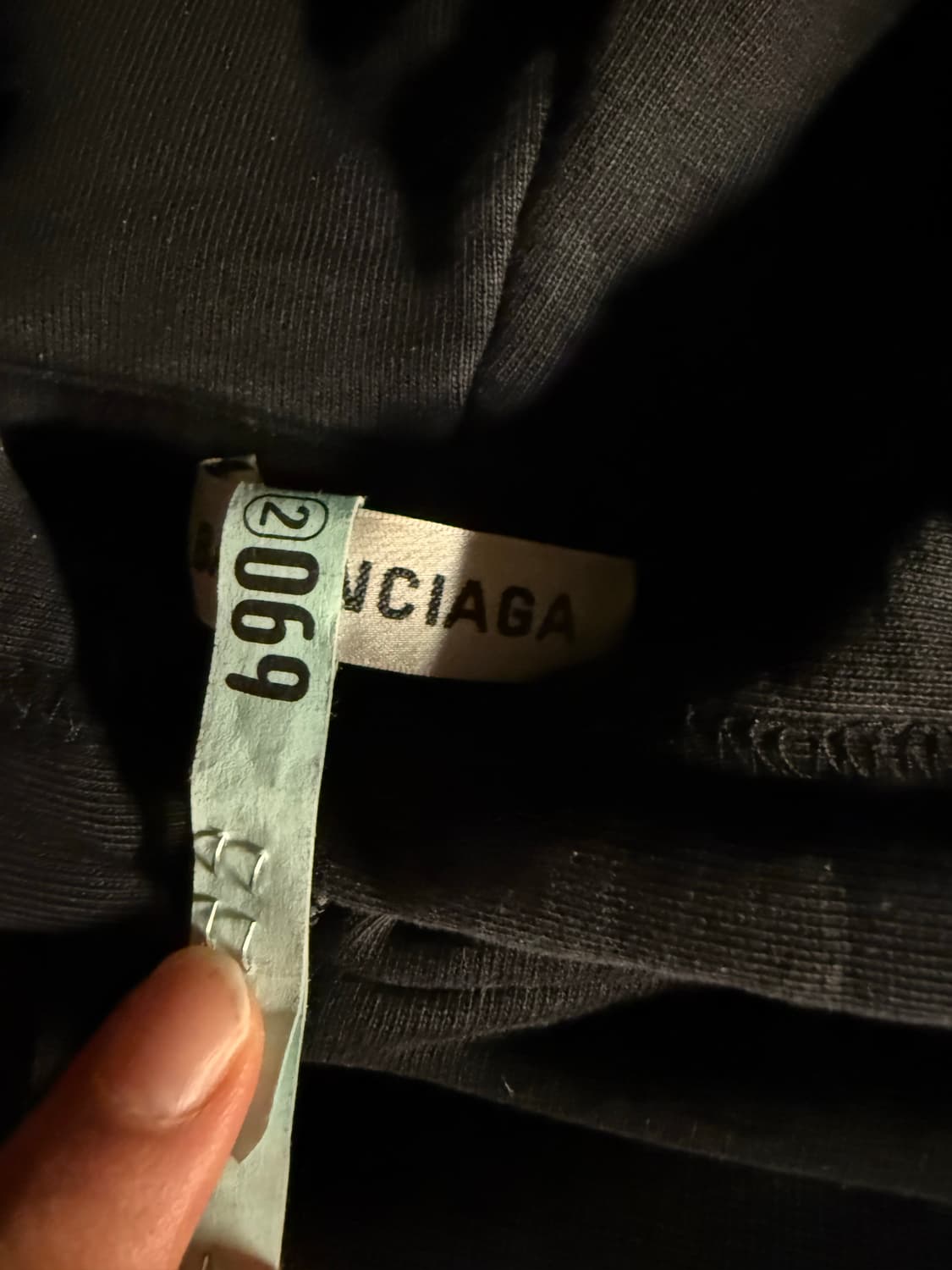 발렌시아가 웨이브로고 후드티 상품이미지5