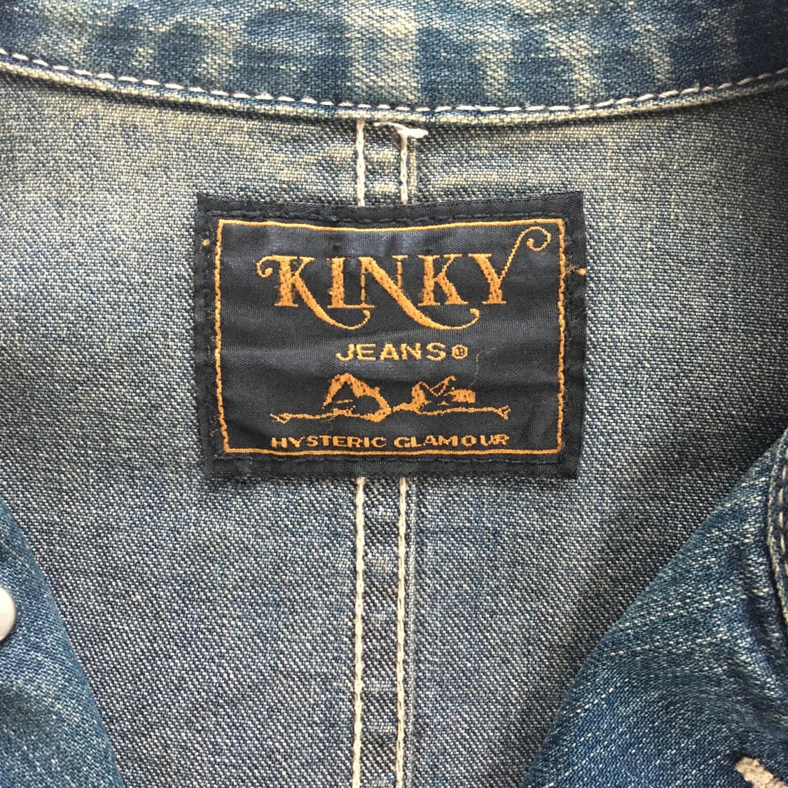 히스테릭 글래머 패치워크 청자켓 상품이미지2