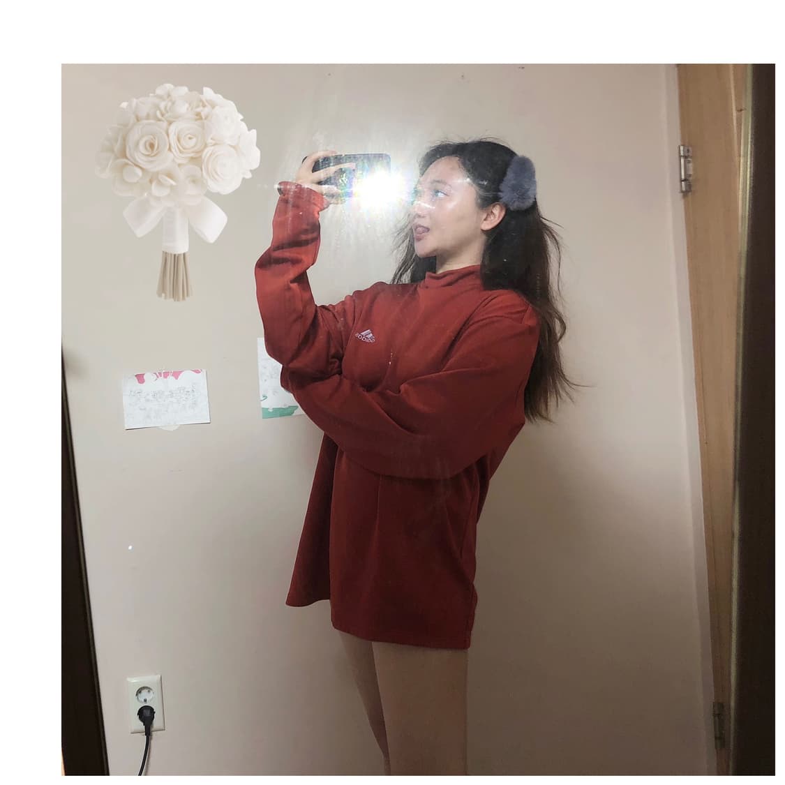 아디다스 오렌지 미니 원피스 🌅  상품이미지4