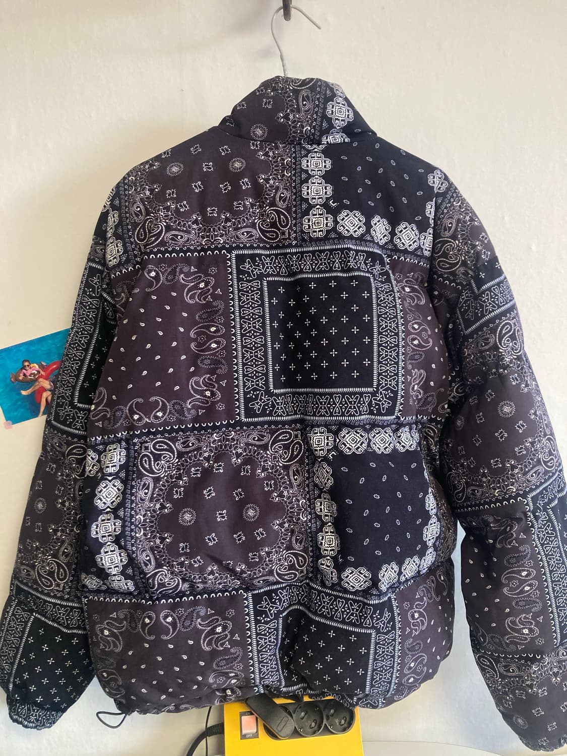 빈티지 페이즐리 패딩 상품이미지1