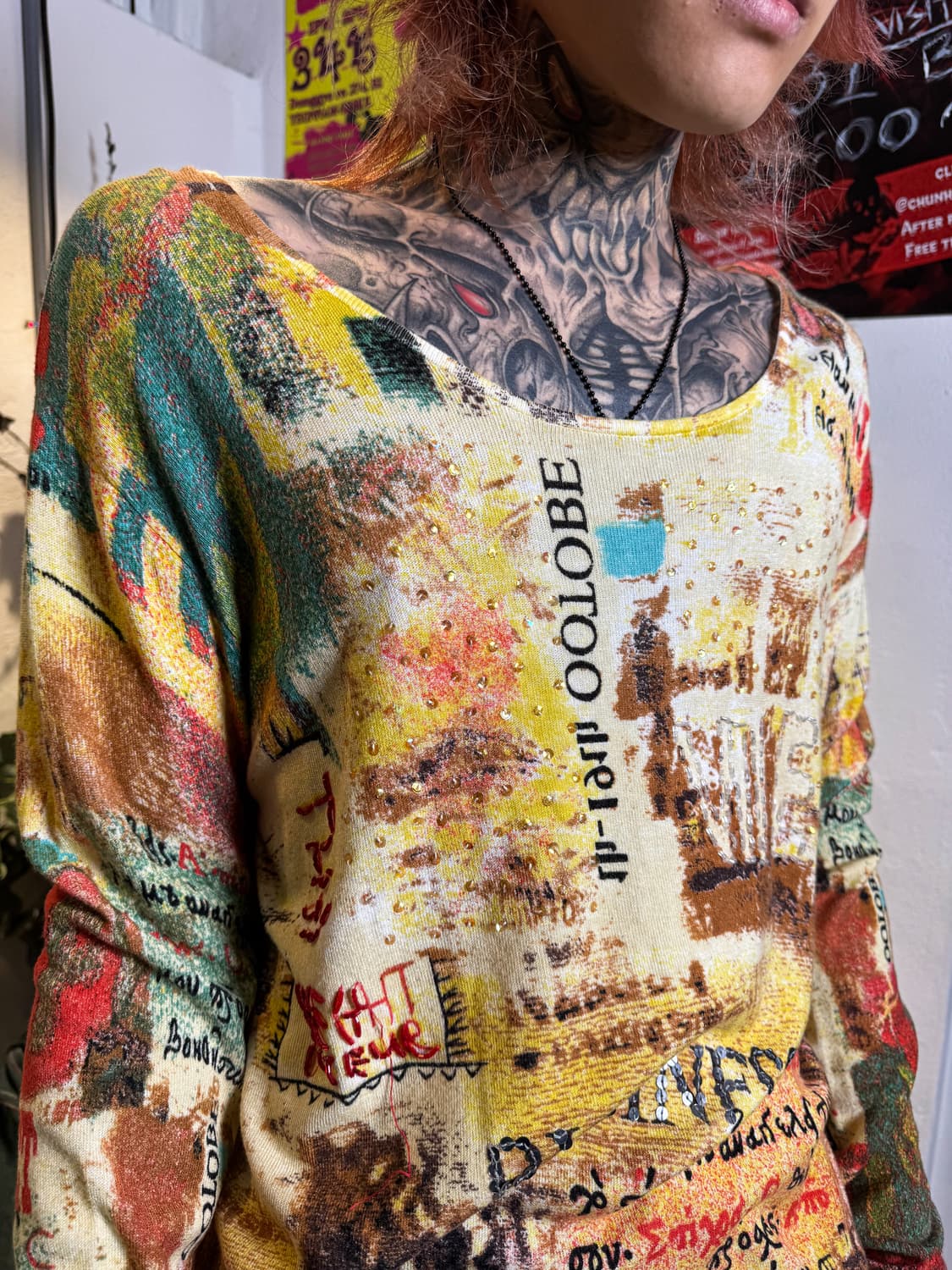 Abstract Print Long Sleeve 상품이미지3