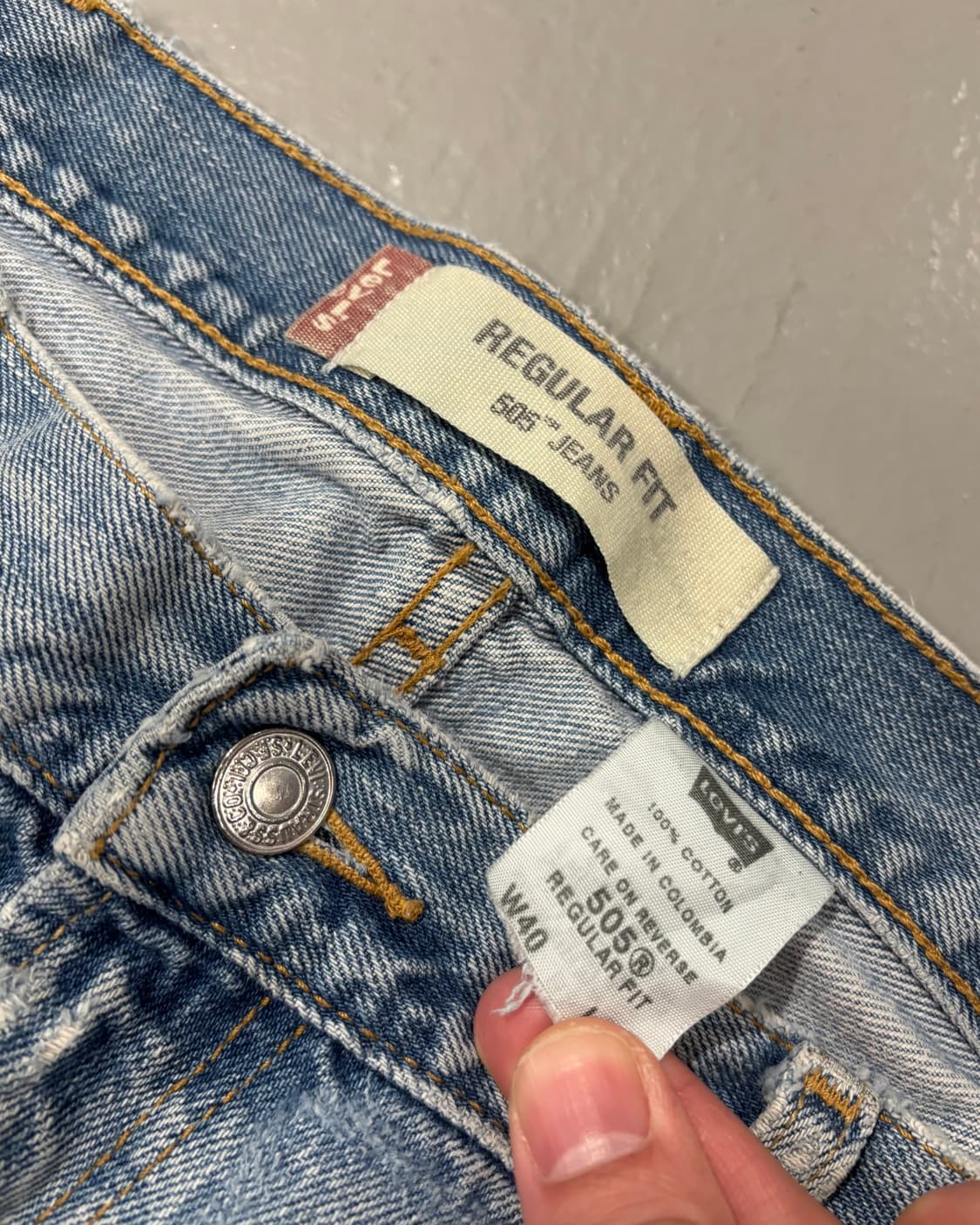 00‘s 리바이스 505 데님 팬츠   상품이미지7