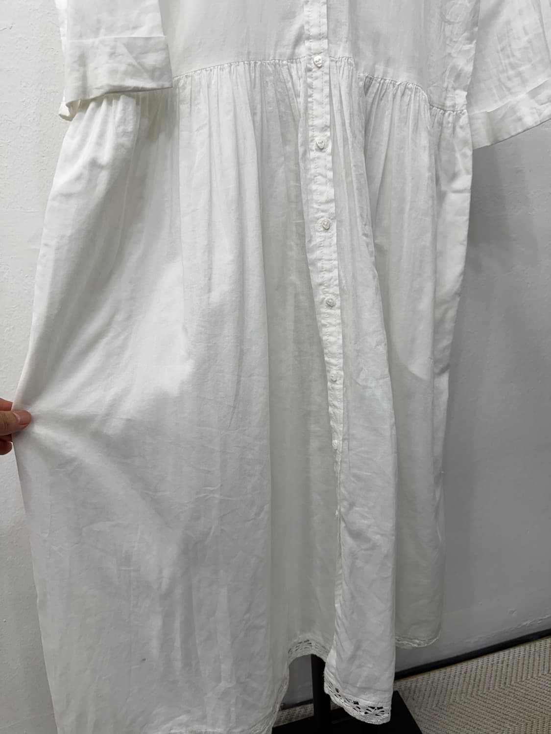 정품) 자딕앤볼테르 레이스 디테일 원피스 XS 상품이미지5