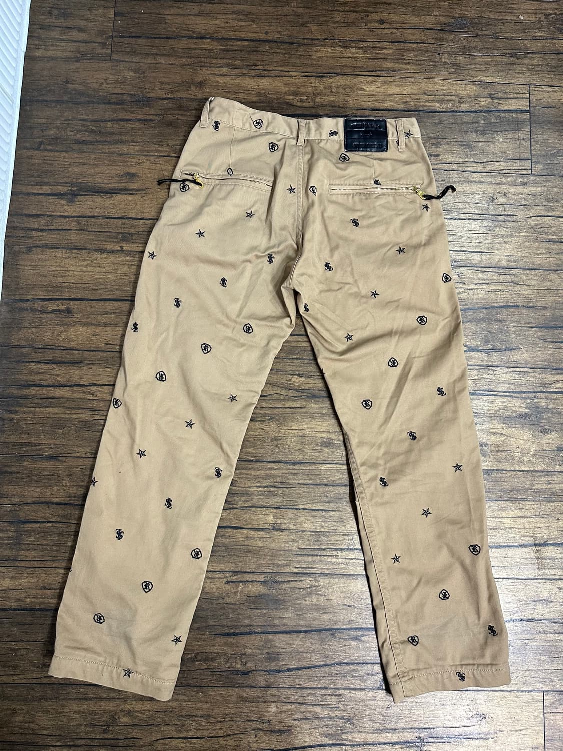 OILL'S 일즈 오리지널 자수 치노 팬츠 실측사이즈L 상품이미지3