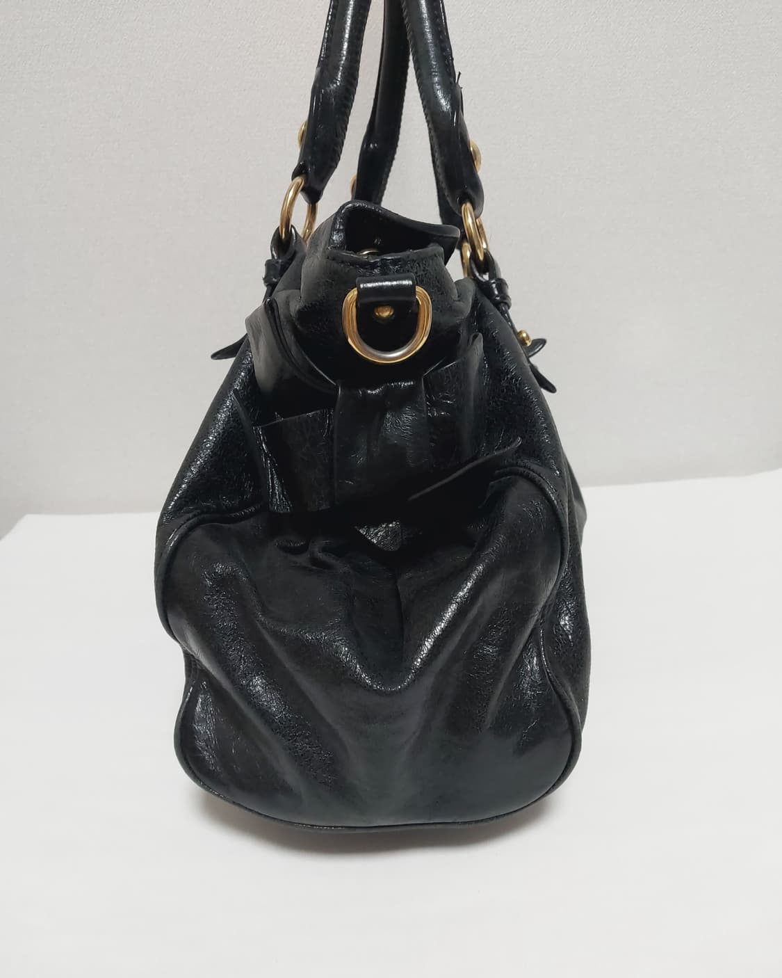 미우미우 비텔로 럭스 레더 리본 사첼백 2way (정품) 상품이미지7