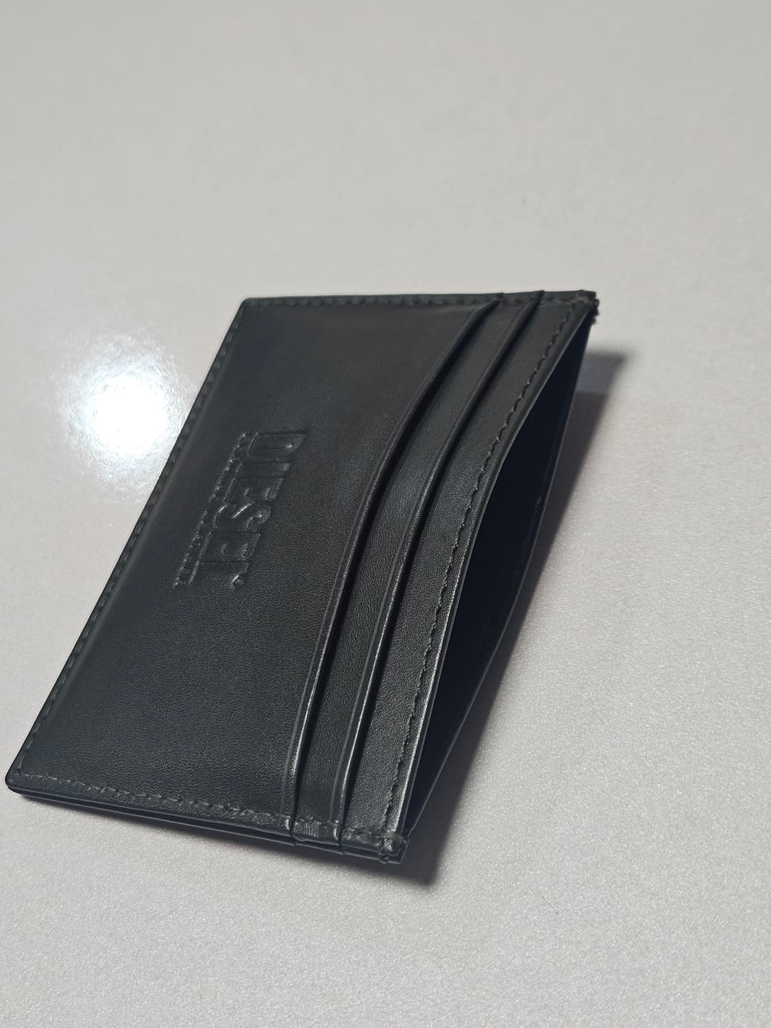 디젤 카드지갑 블랙 그린 투톤 상품이미지3