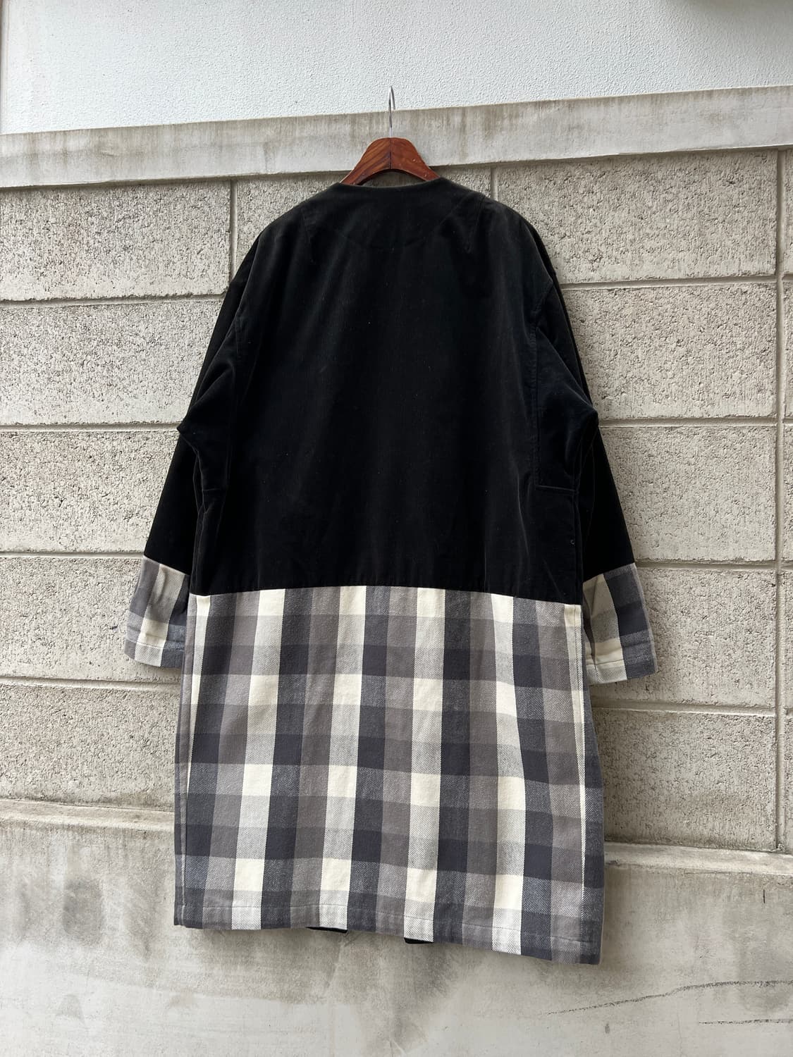 FACETASM BLACK CORDUROY 파세타즘 코듀로이 체크코트 상품이미지8