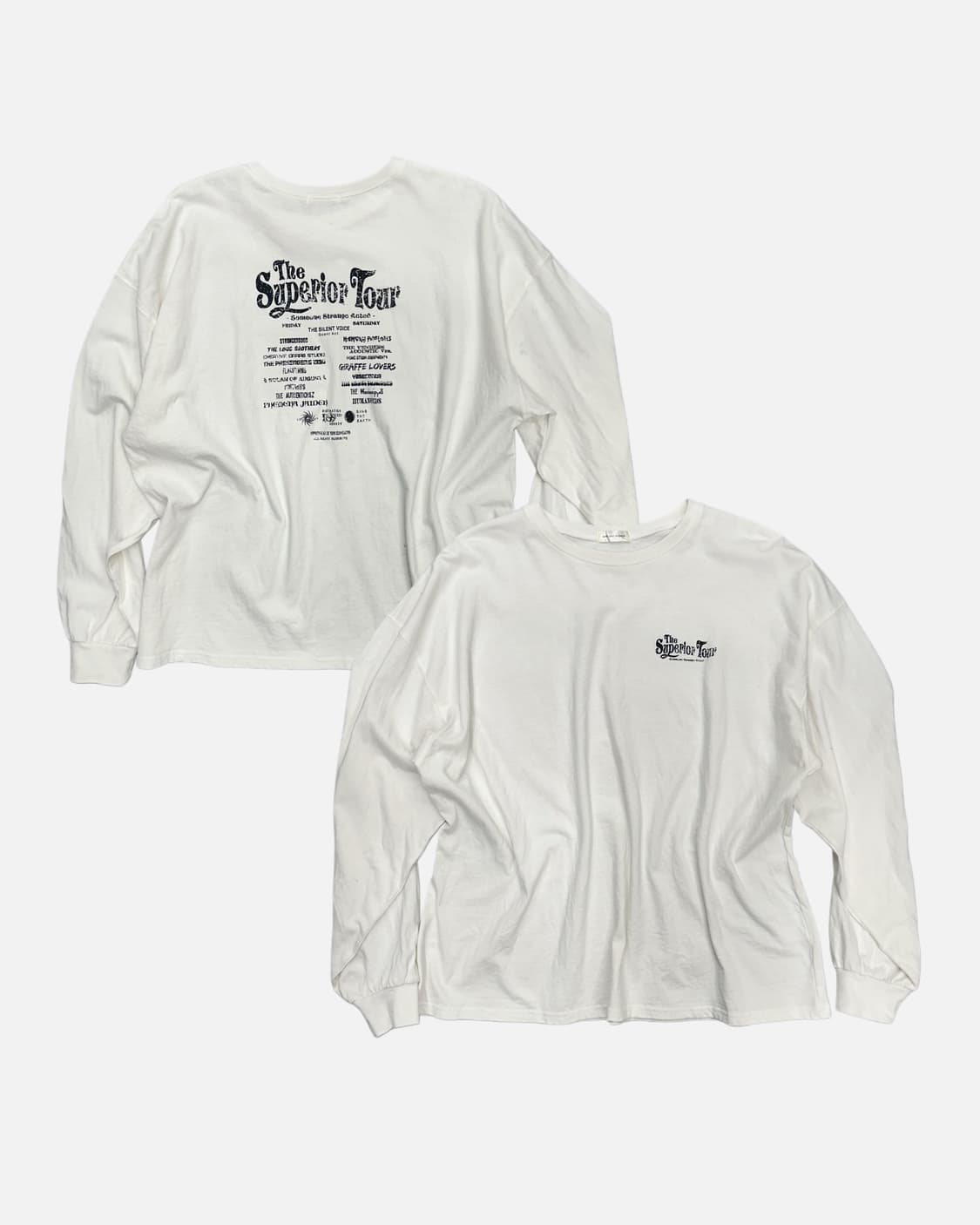 superior tour lettering t-shirt 상품이미지1