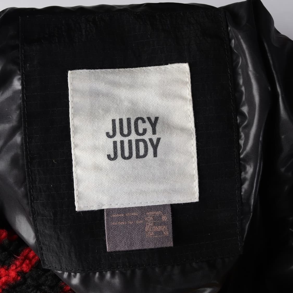 쥬시쥬디 멀티 컬러 배색 그래픽 덤블 후드 자켓 상품이미지5