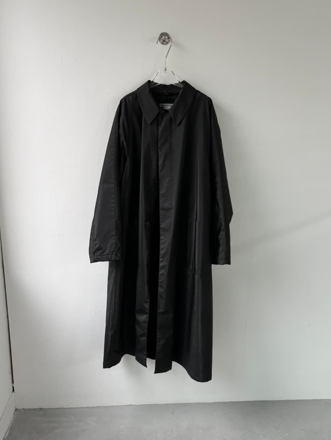 엠포리오 아르마니 96AW 하이넥 코팅 코트 상품이미지7