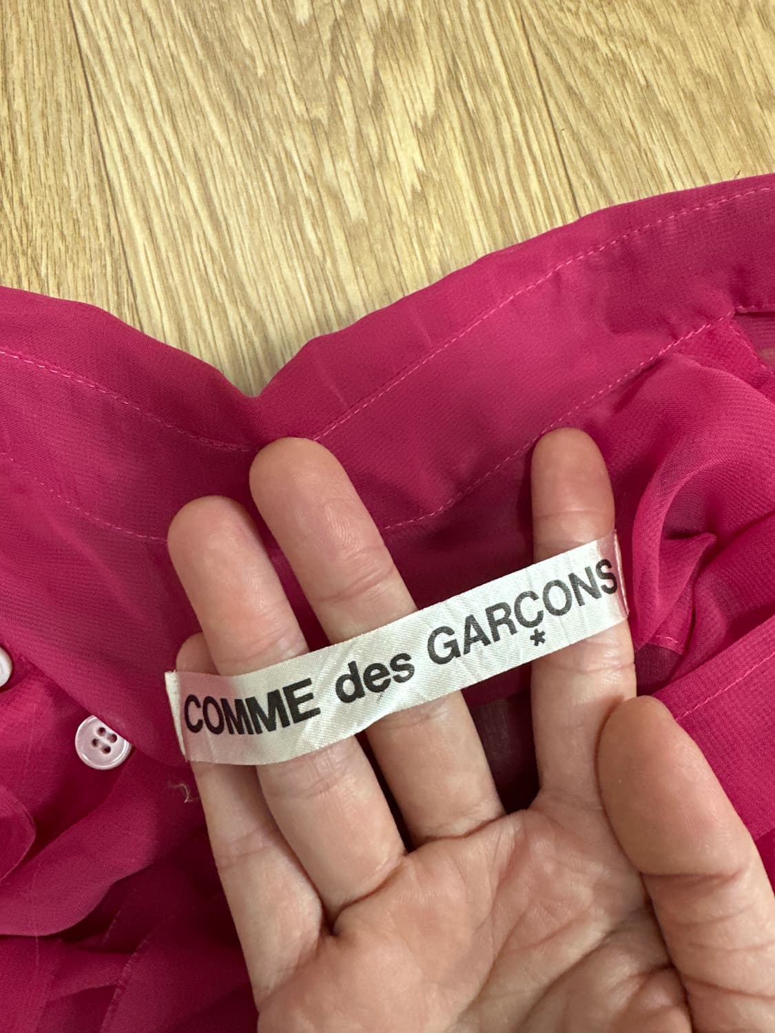 꼼데가르송 리본셔츠 상품이미지1