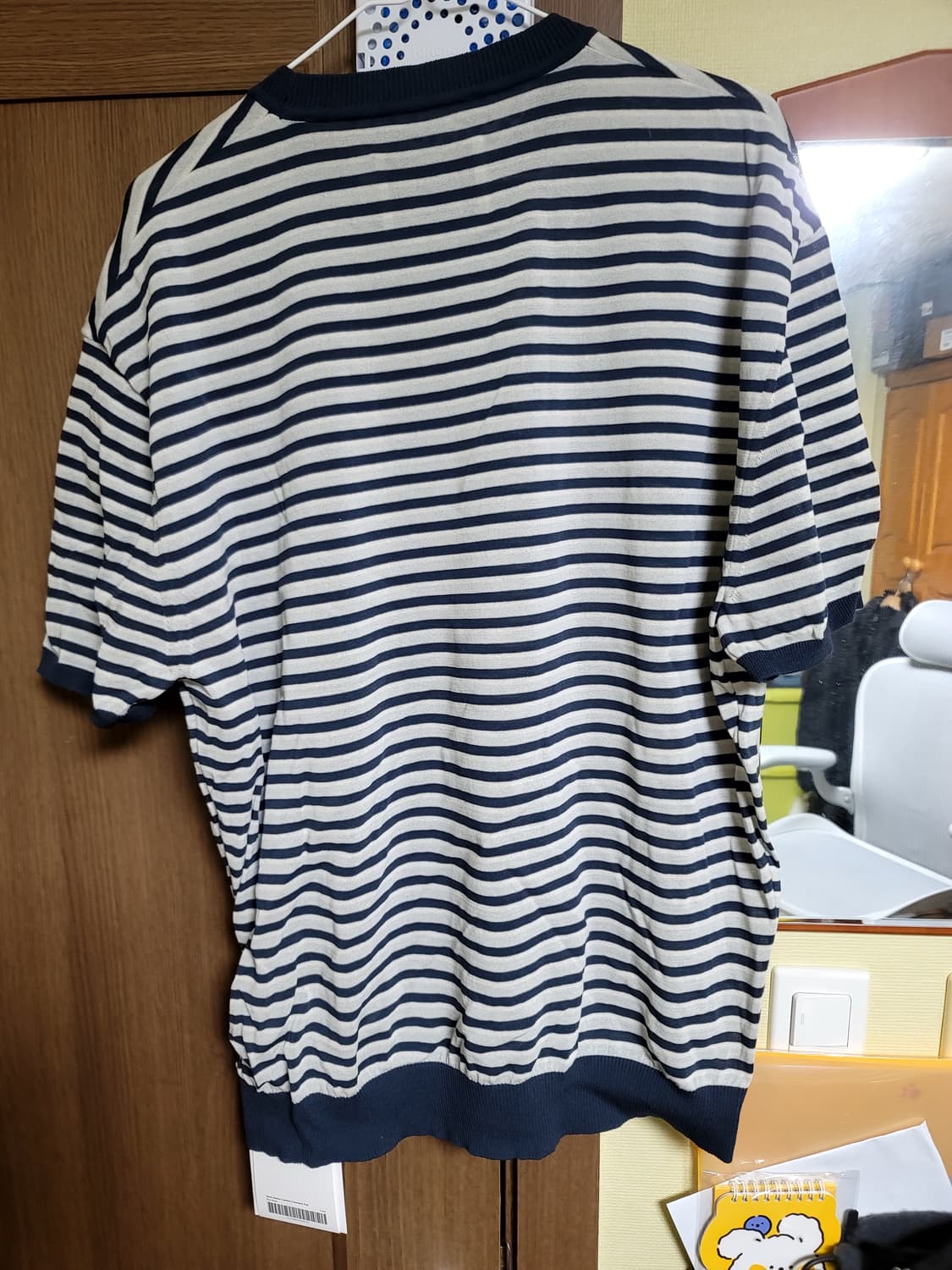 포터리 숏슬리브 컴포트 크루넥 니트 5사이즈 상품이미지3