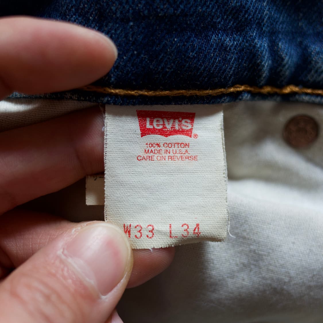 90‘s Levi’s 517 usa made denim pants 상품이미지9