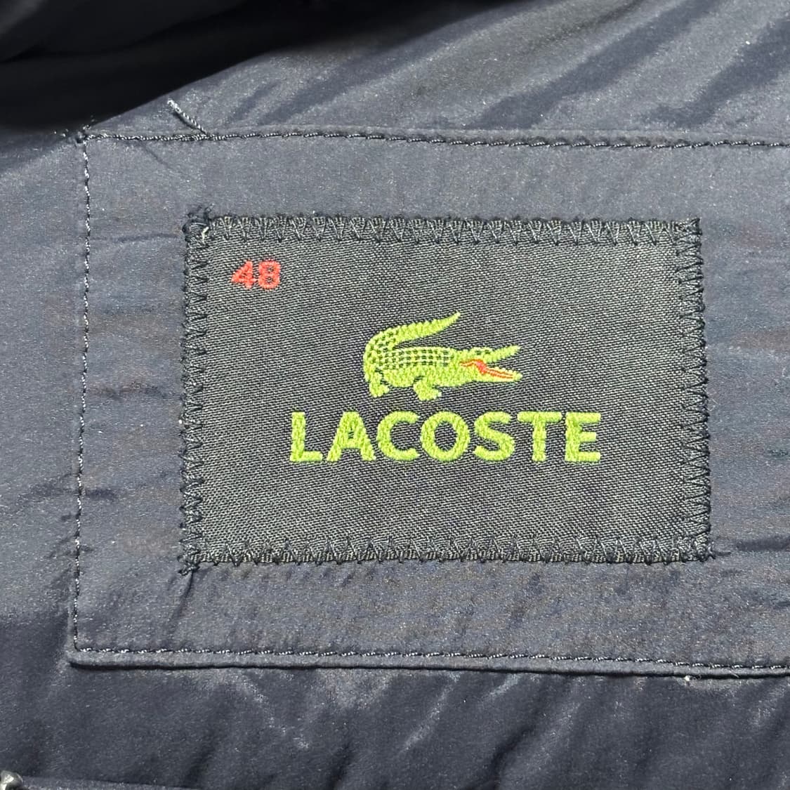 48 라코스테 네이비 구스 다운 패딩 상품이미지4