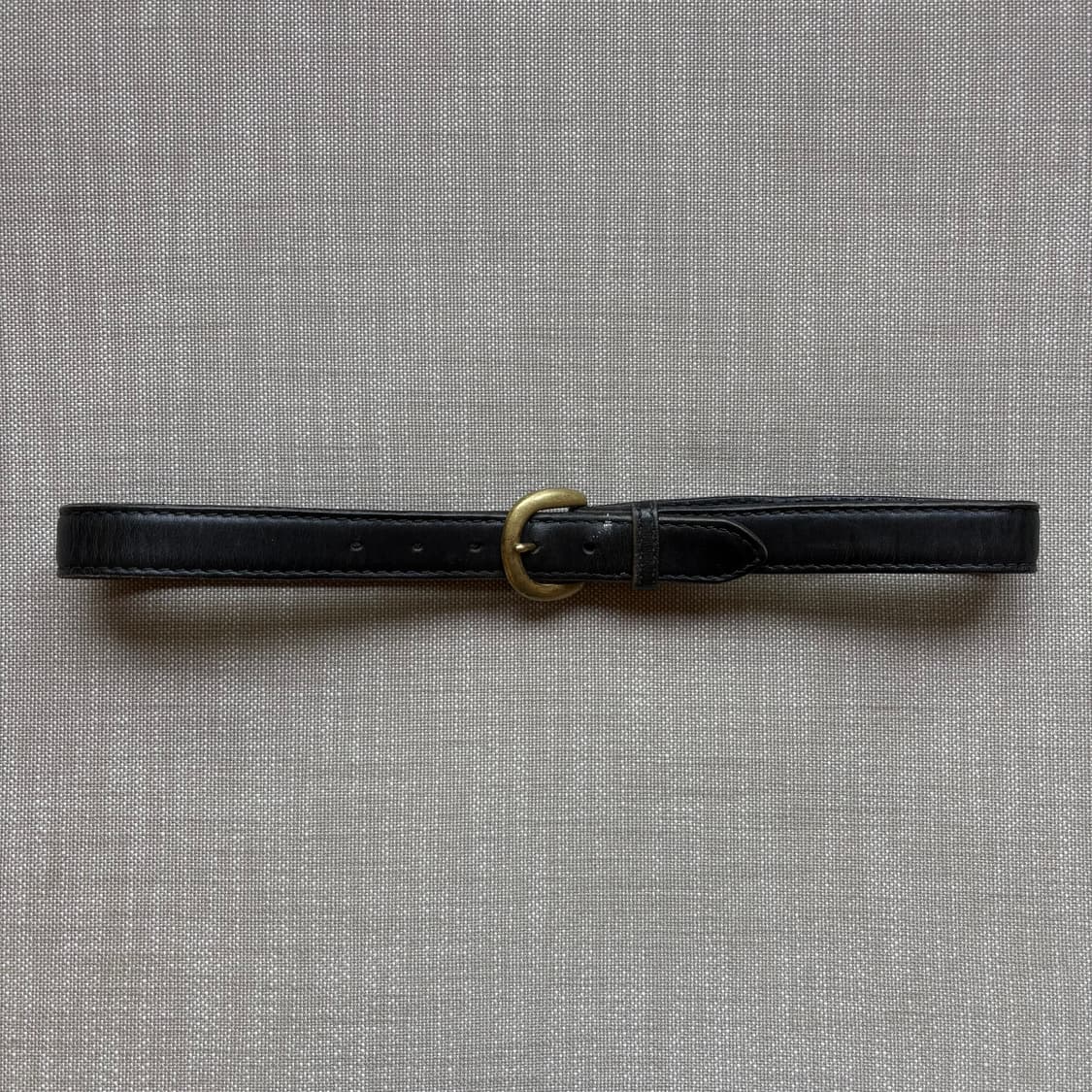 [34] 70s USA HARNESS HOUSE 블랙 스티어하이드 벨트 상품이미지2