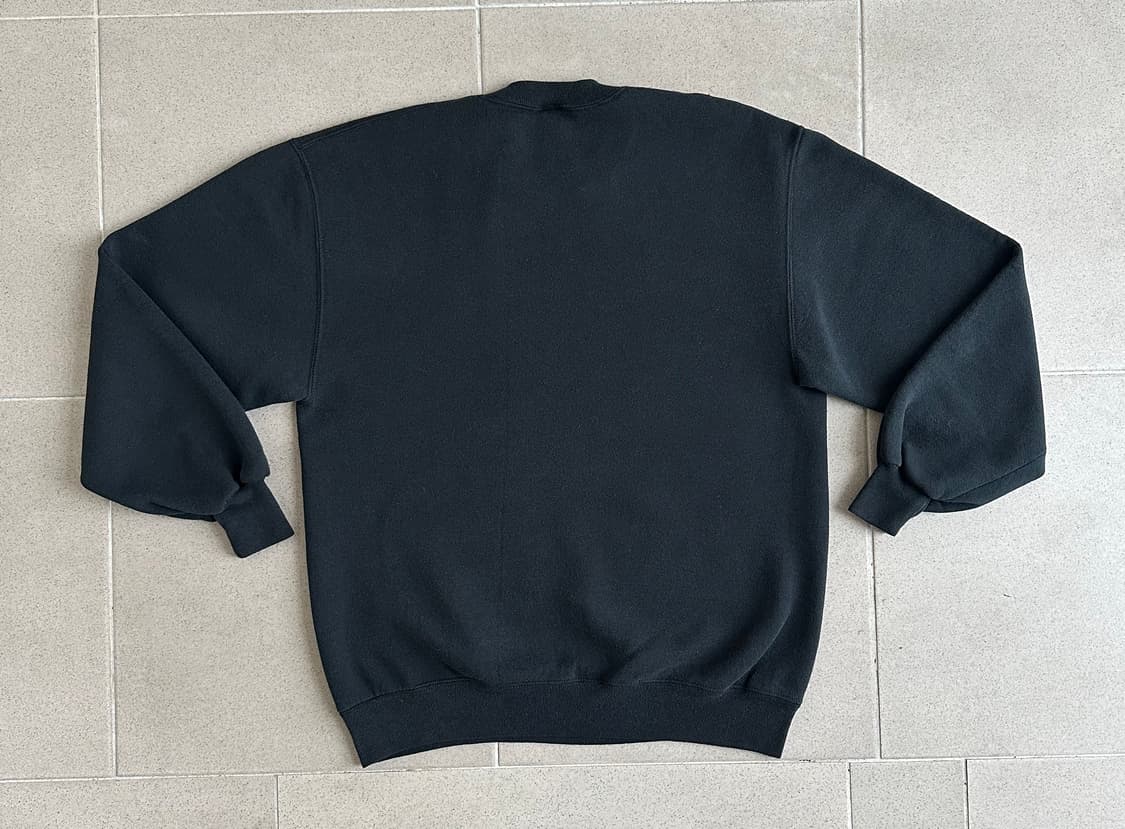 90s 빈티지 러셀 스웻셔츠 블랙 L USA 상품이미지2
