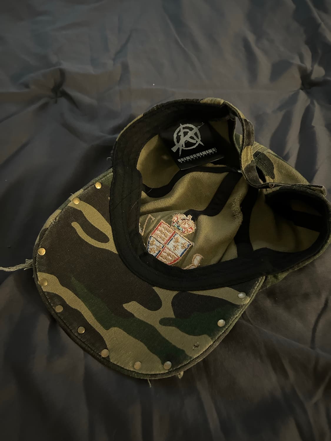 Regen Zone Stud Camouflage Cap 상품이미지3
