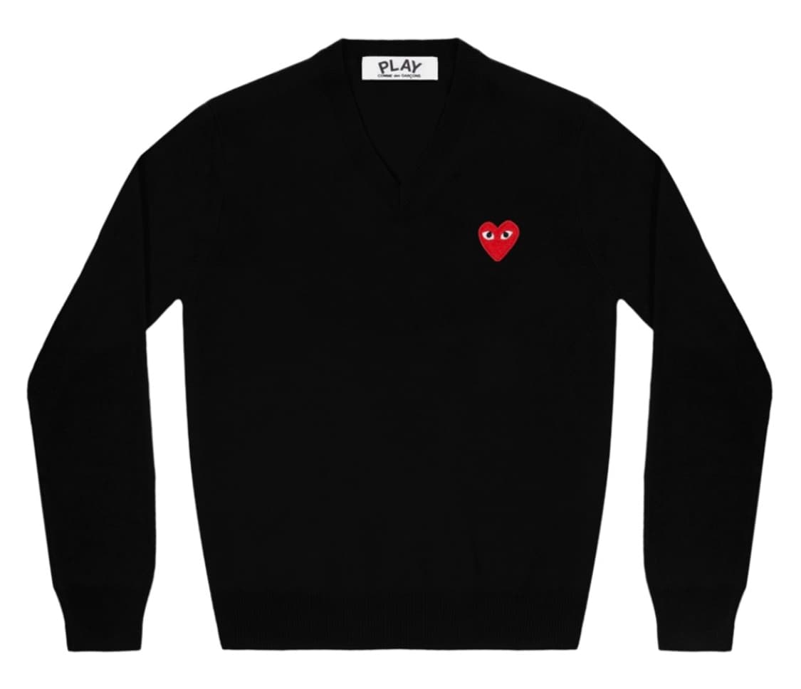 국내배송 새상품 / 꼼데가르송 V넥 니트 상품이미지2