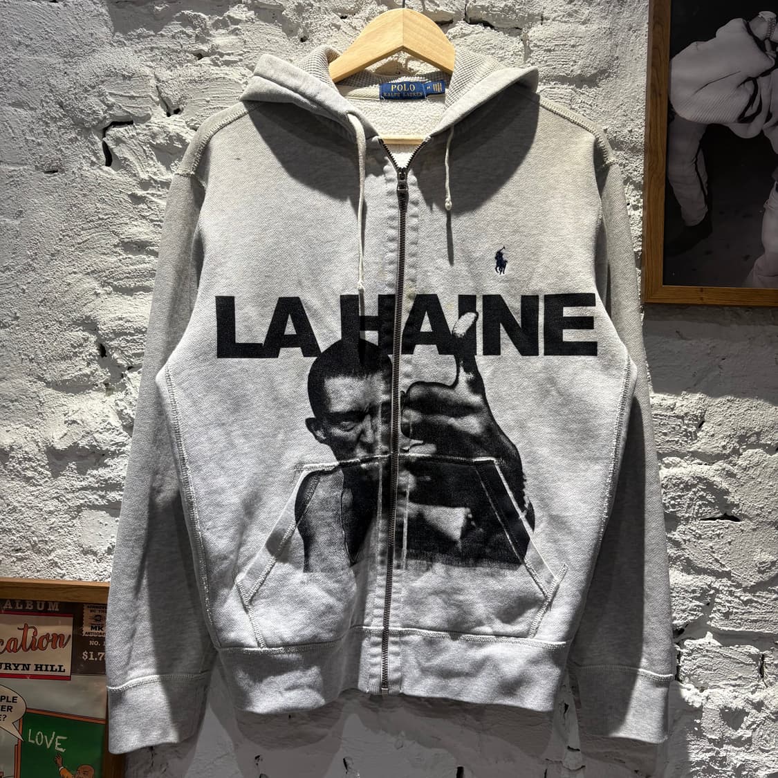 폴로 LA HAINE 증오 커스텀 후드집업 상품이미지1