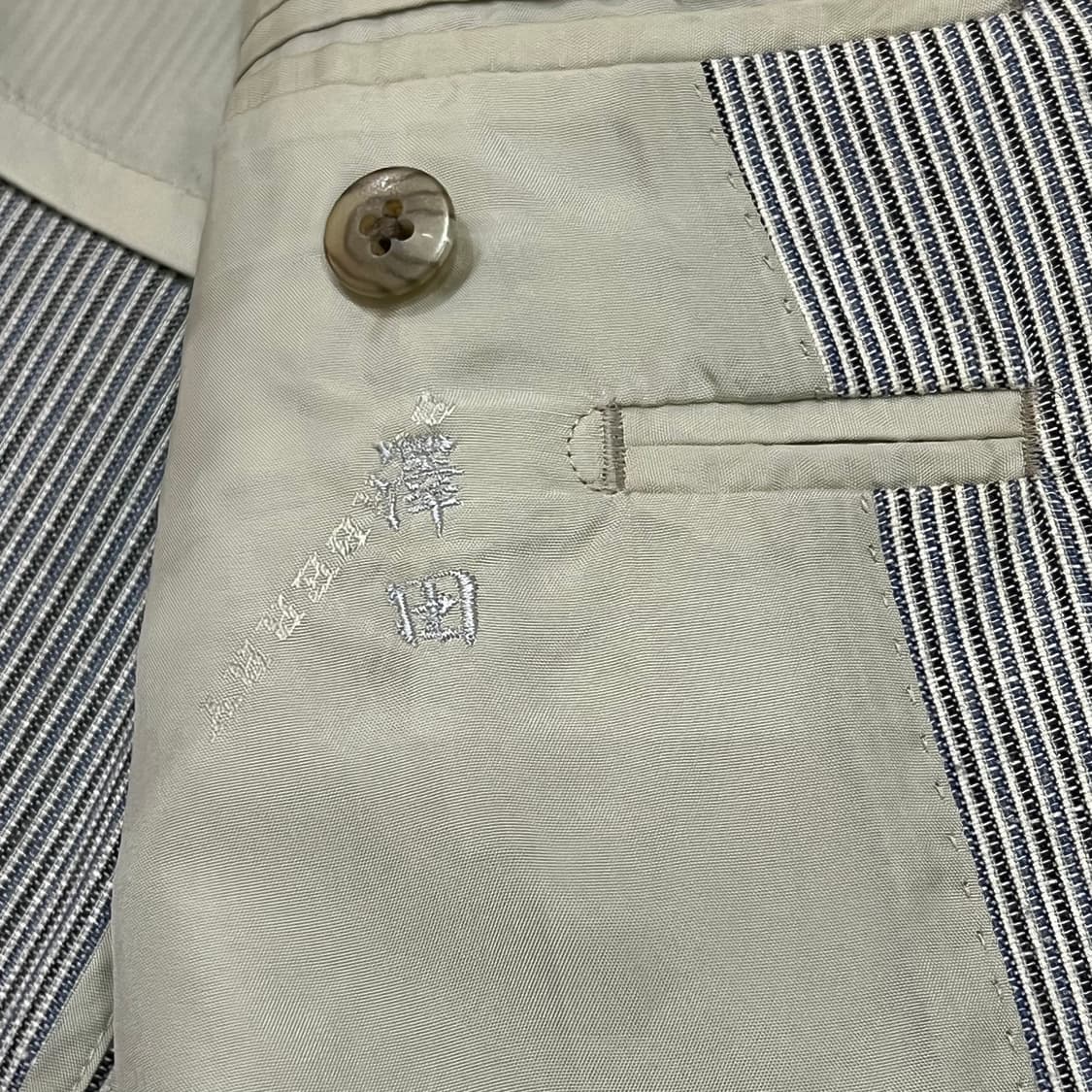  버버리 스트라이프 린넨 블레이저 y15927 상품이미지8