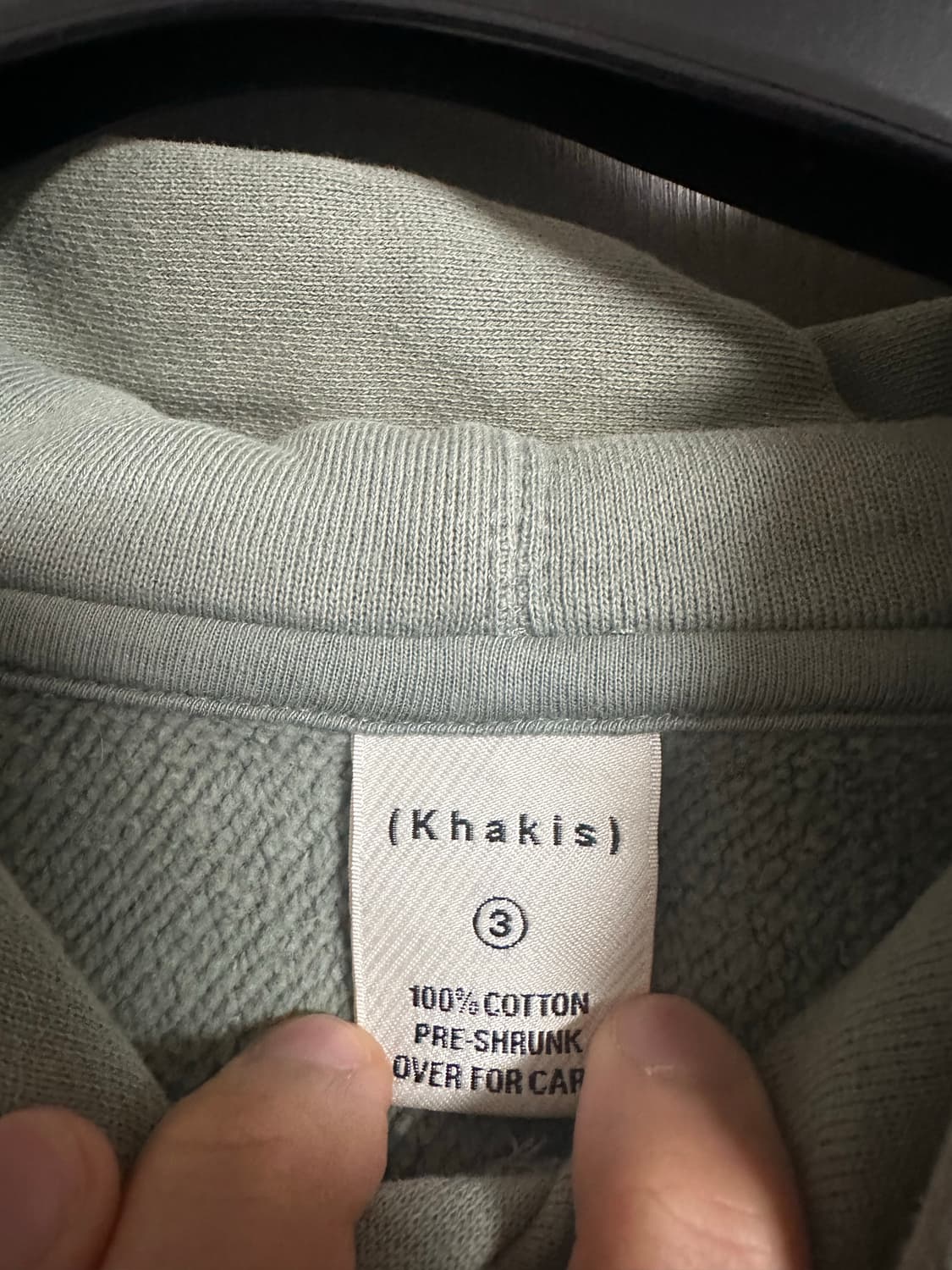 카키스 선페이디드 스탁 후디 L 상품이미지3